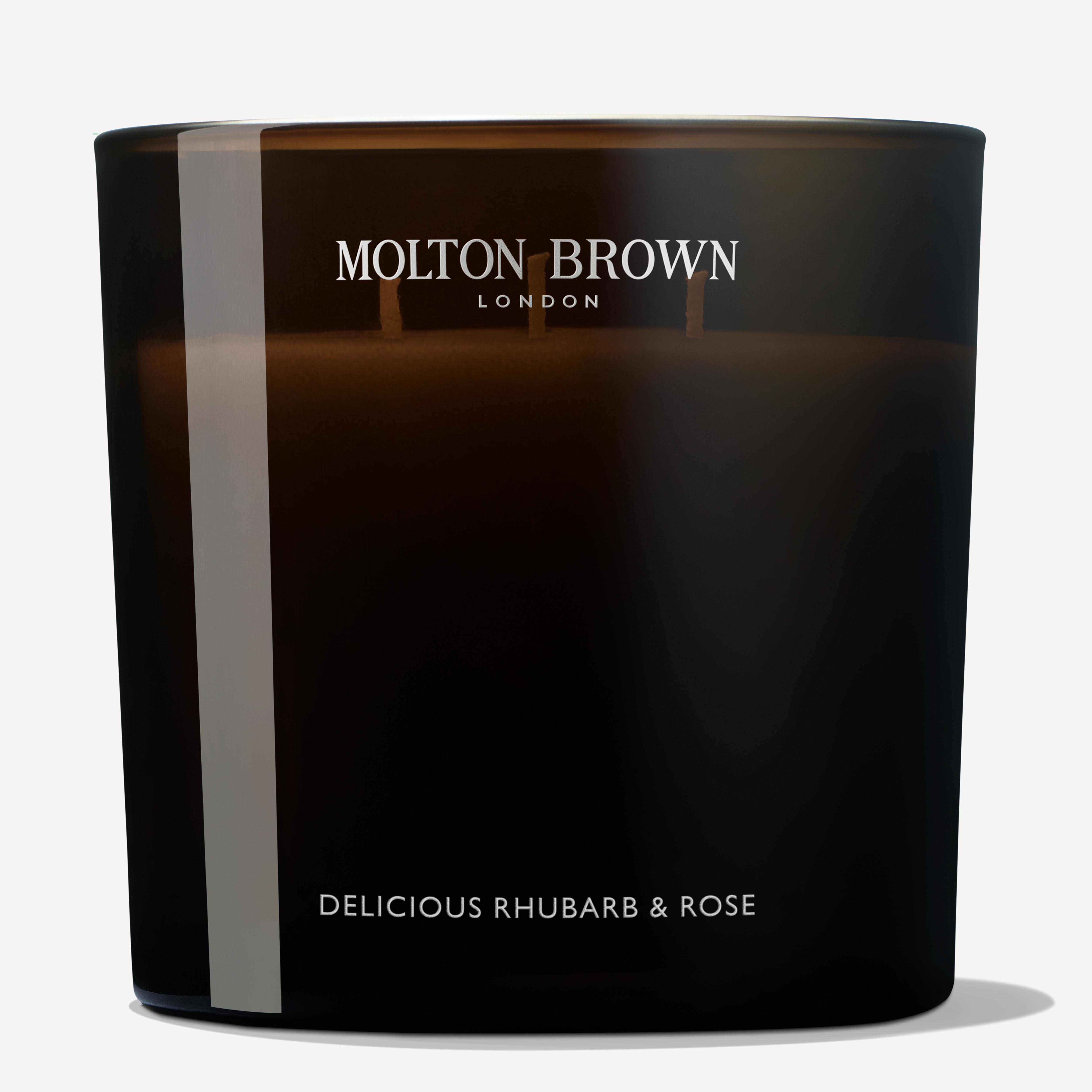 Molton Brown Delicious Rhubarb & Rose Luxury Candle 600g