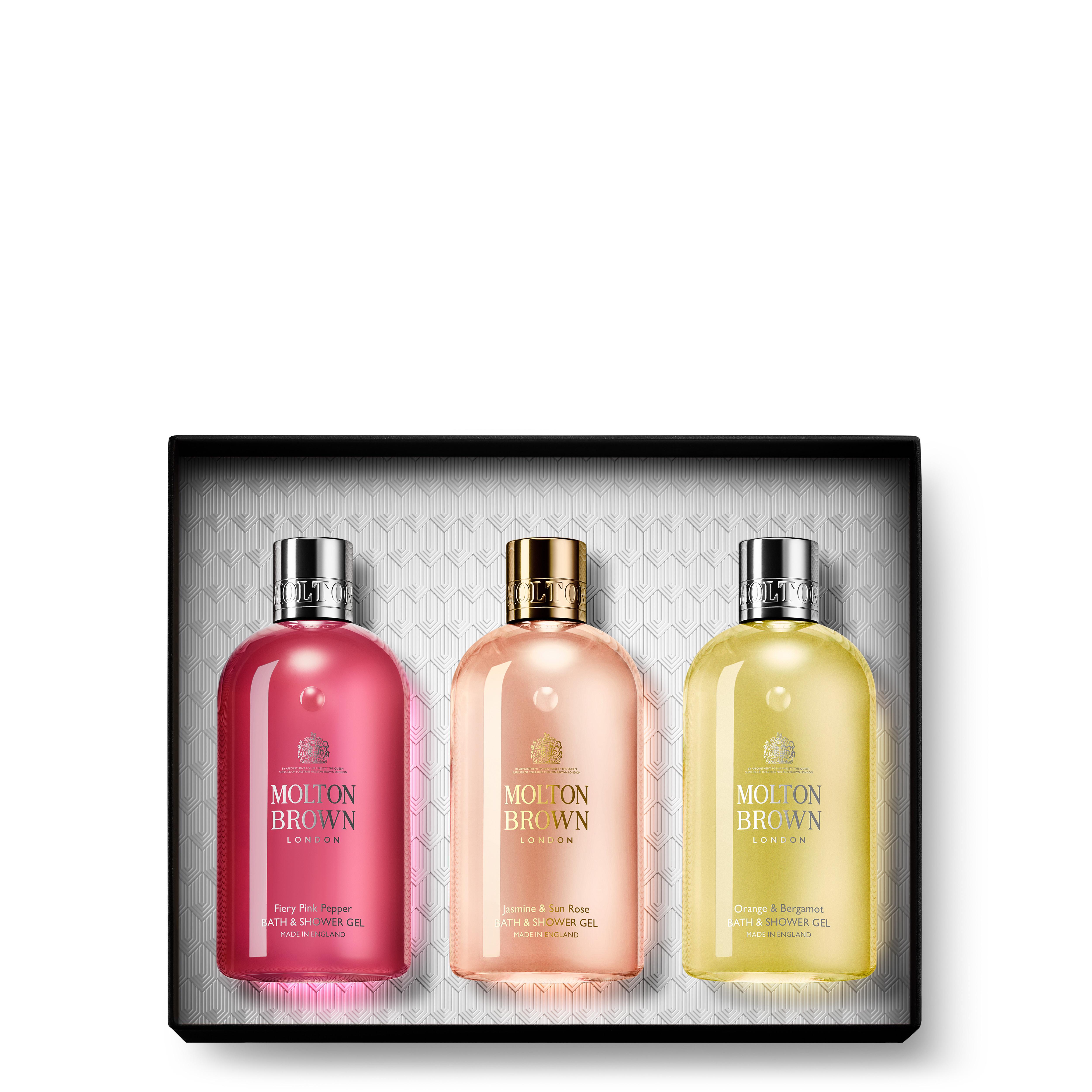 Molton Brown UK 3-piece Floral & Citrus Shower Gel Gift Set