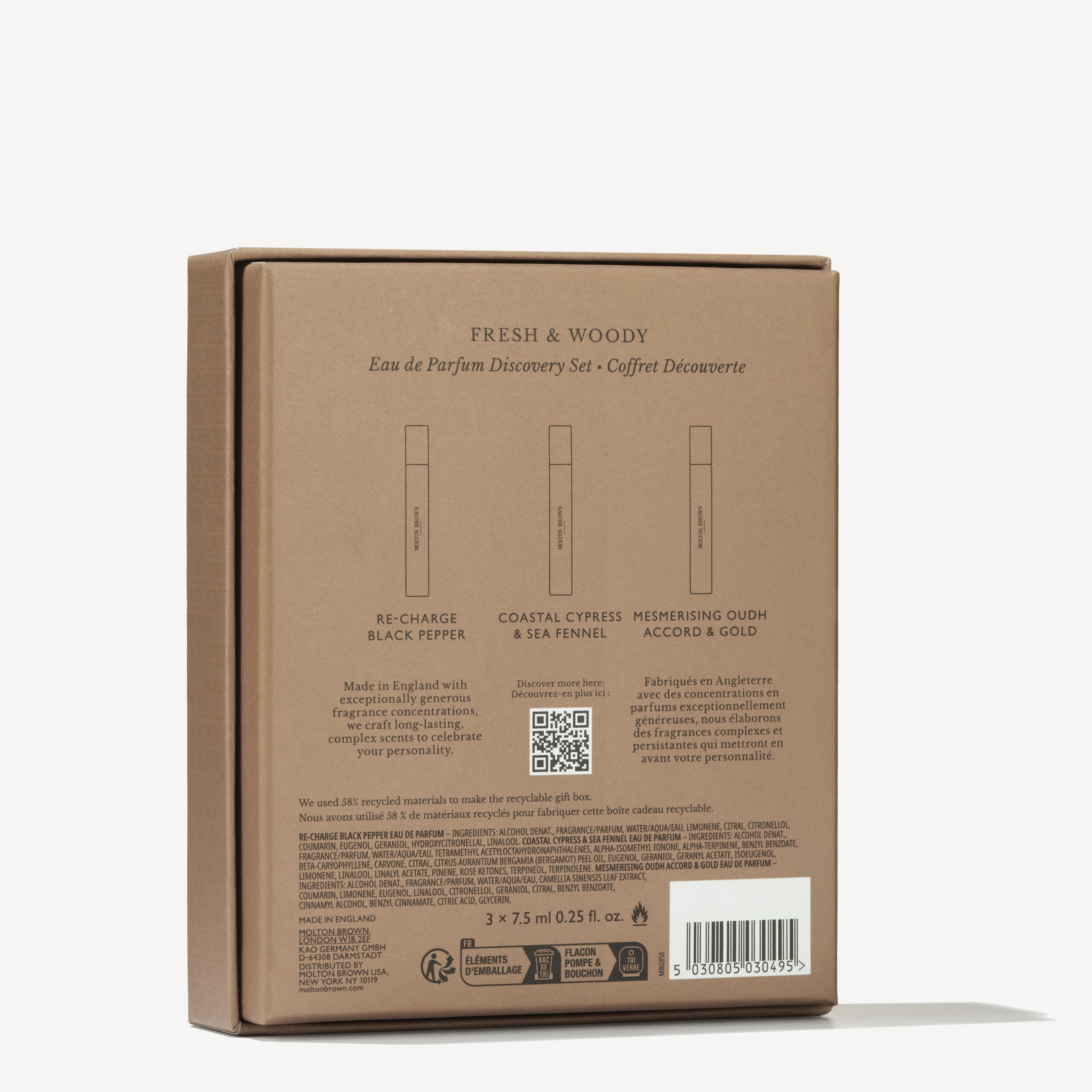 Fresh & Woody Perfume Discovery Set | Molton Brown US