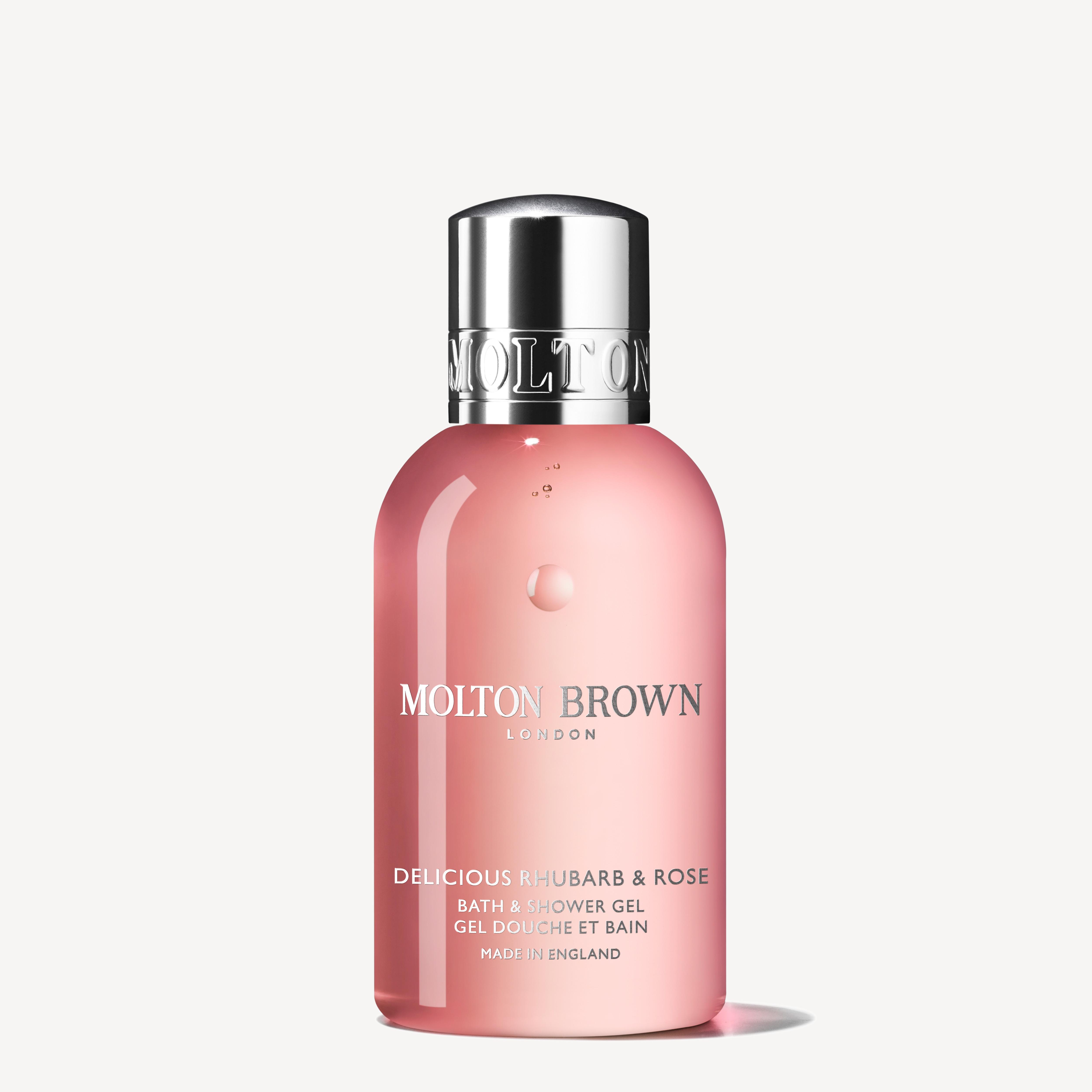 Delicious Rhubarb & Rose Bath & Shower Gel 3.4fl. oz. | Molton