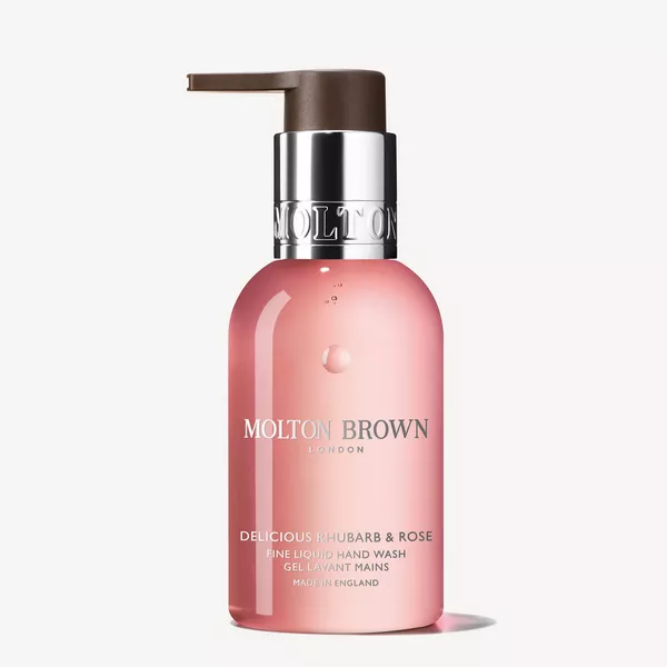 Delicious Rhubarb & Rose Fine Liquid Hand Wash 3.4fl. oz. | Molton