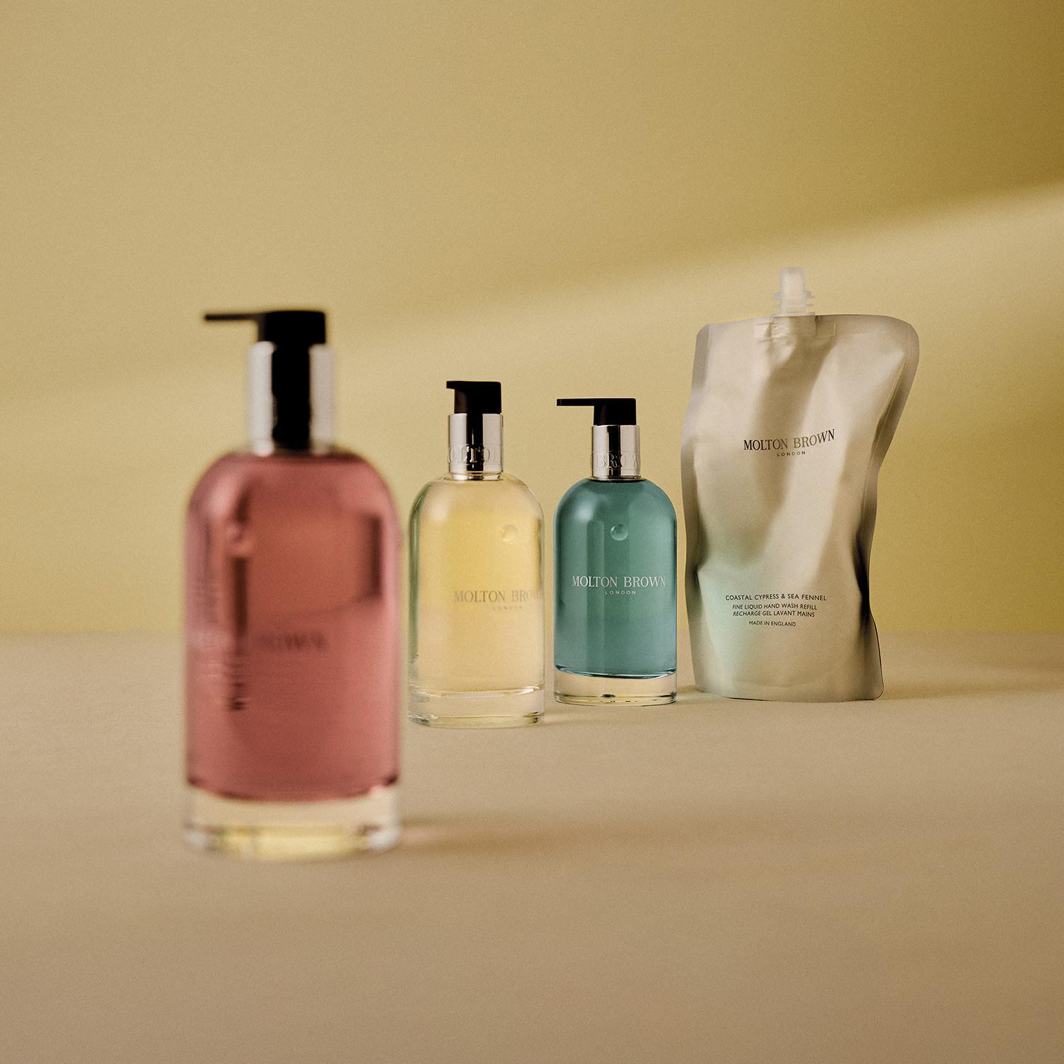Fiery Pink Pepper Hand Wash Glass Bottle| Molton Brown US