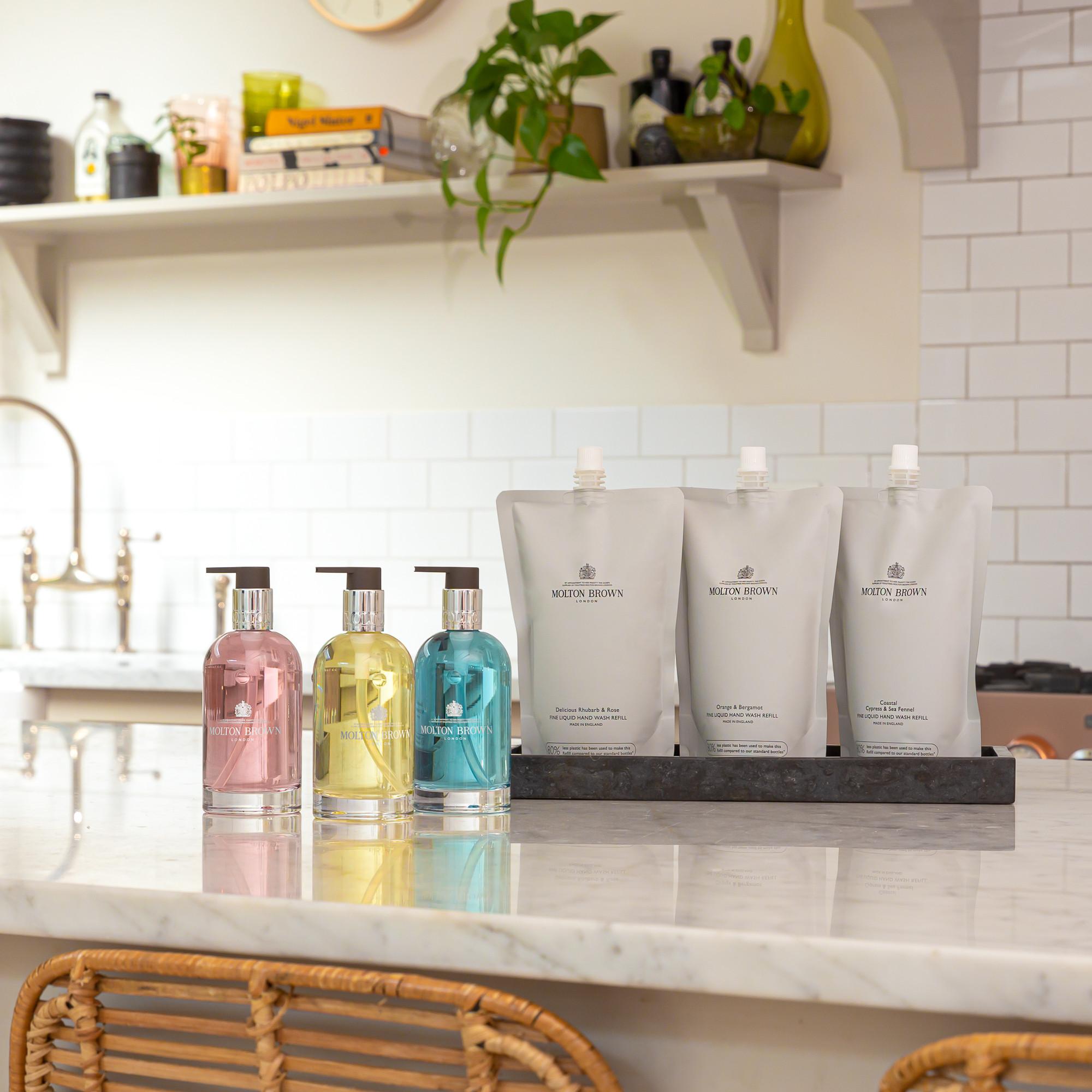 Coastal Glass Hand Wash Bottle | Molton Brown® US