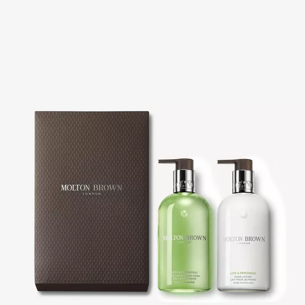 Lime and Patchouli Hand Soap Set Molton Brown US