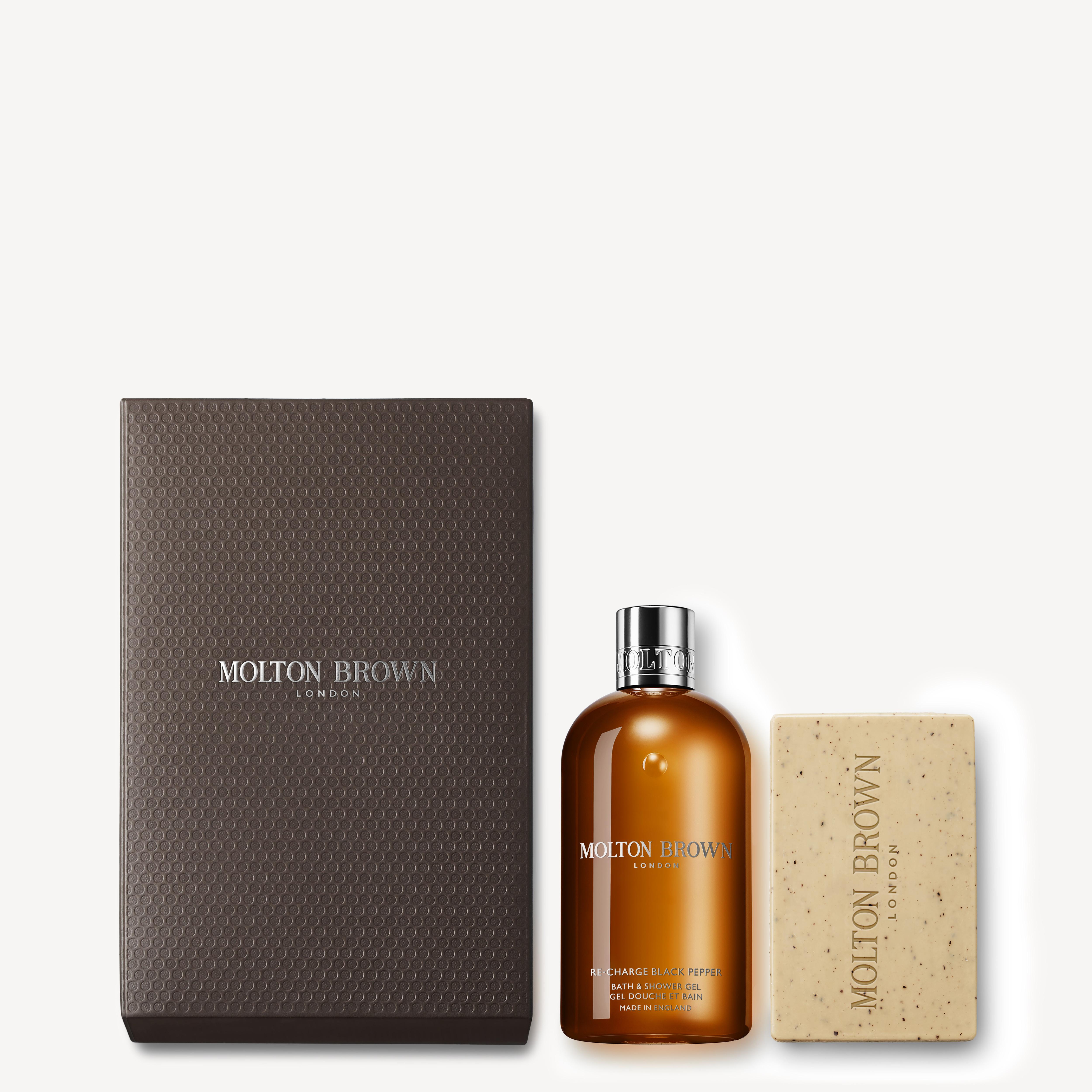 Molton Brown UK Black Pepper Body Wash & Soap Gift Set