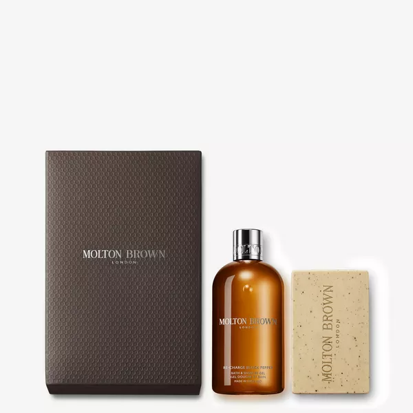 Black Pepper Body Wash & Soap Gift Set | Molton Brown US