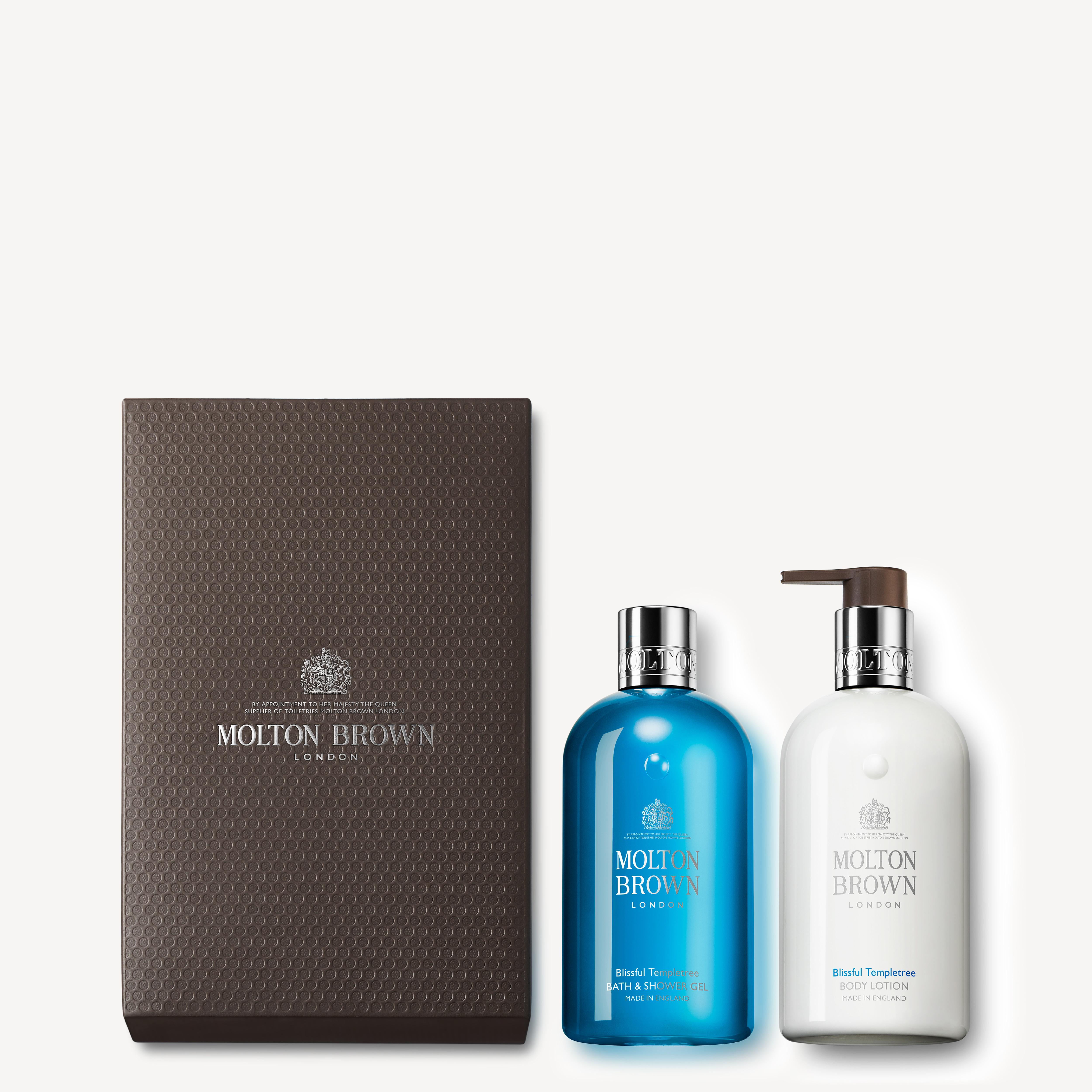 Molton Brown UK Templetree Shower Gel & Body Lotion Gift Set