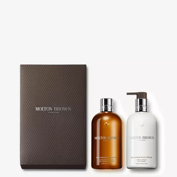 Black Pepper Shower Gel & Body Lotion Gift Set | Molton Brown US