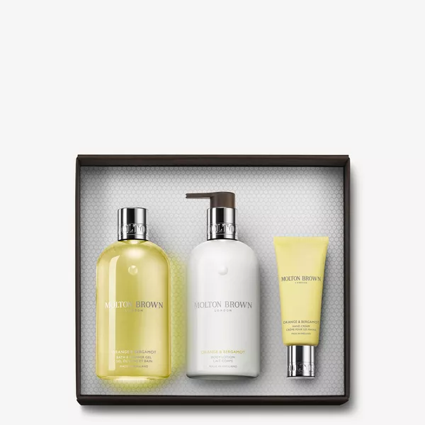 Orange & Bergamot Body Wash, Body Lotion & Hand Cream Gift Set