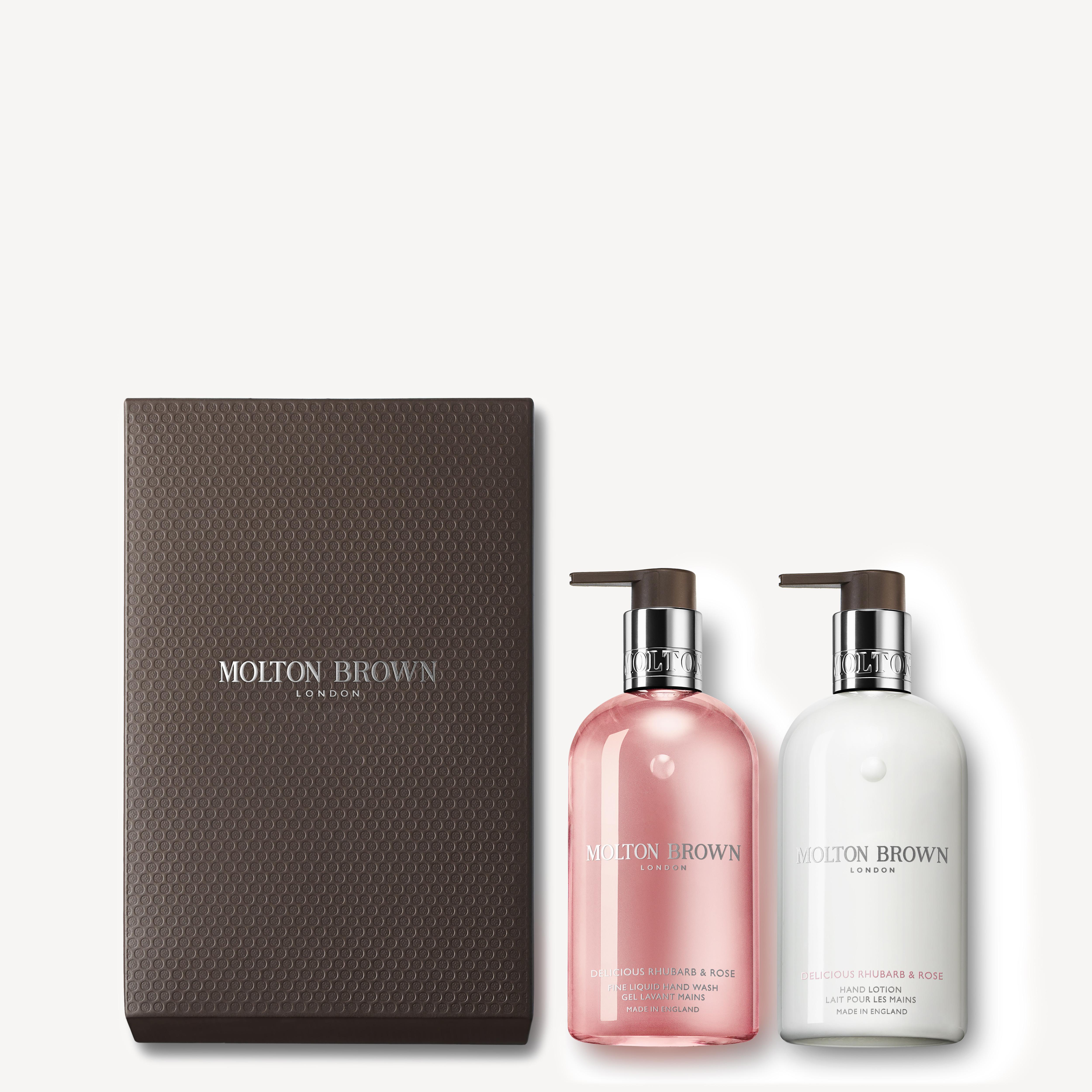 Delicious Rhubarb and Rose Hand Wash & Lotion Set | Molton Brown US