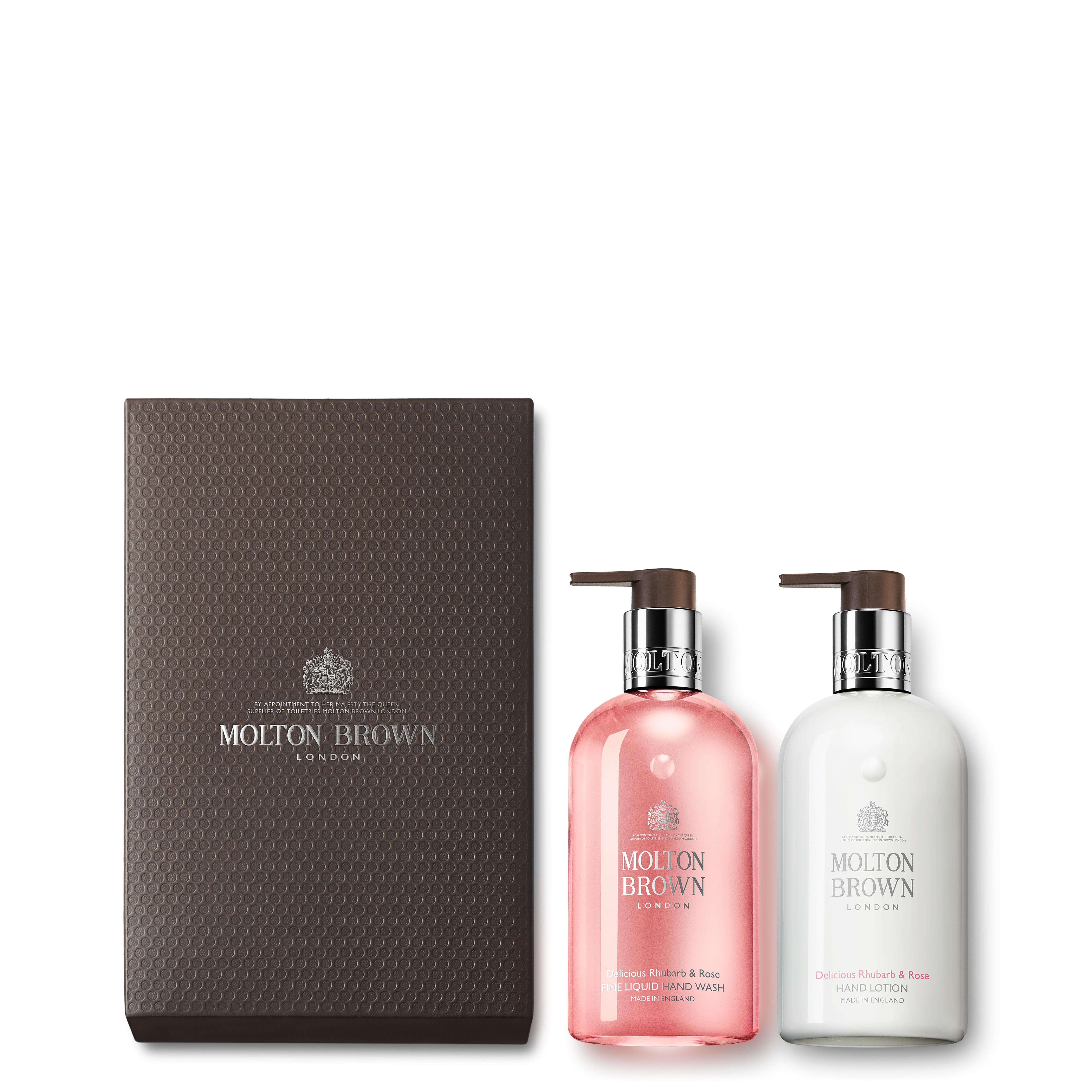 Delicious Rhubarb and Rose Hand Wash & Lotion Set