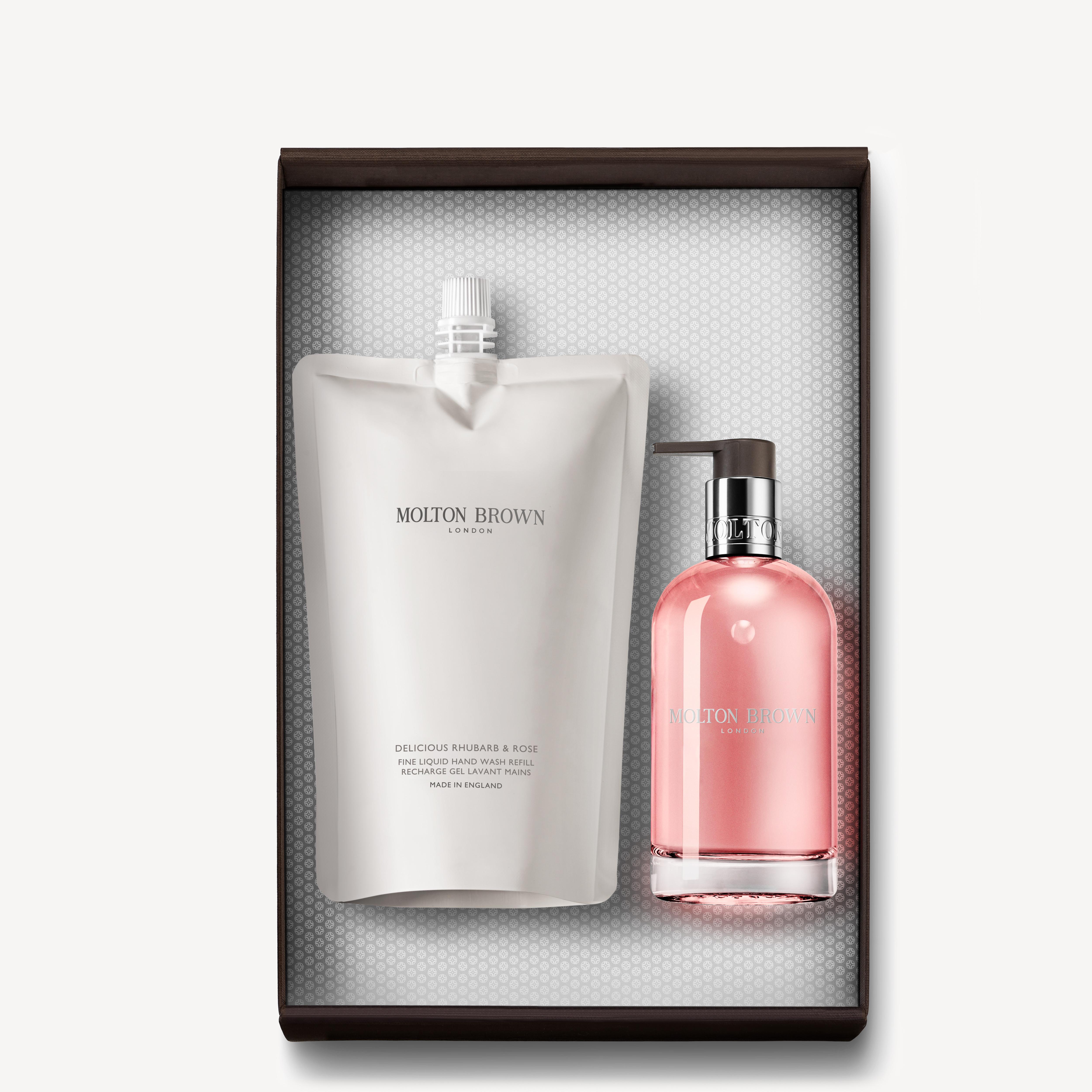 Molton Brown UK Rhubarb & Rose Hand Wash Refill Set