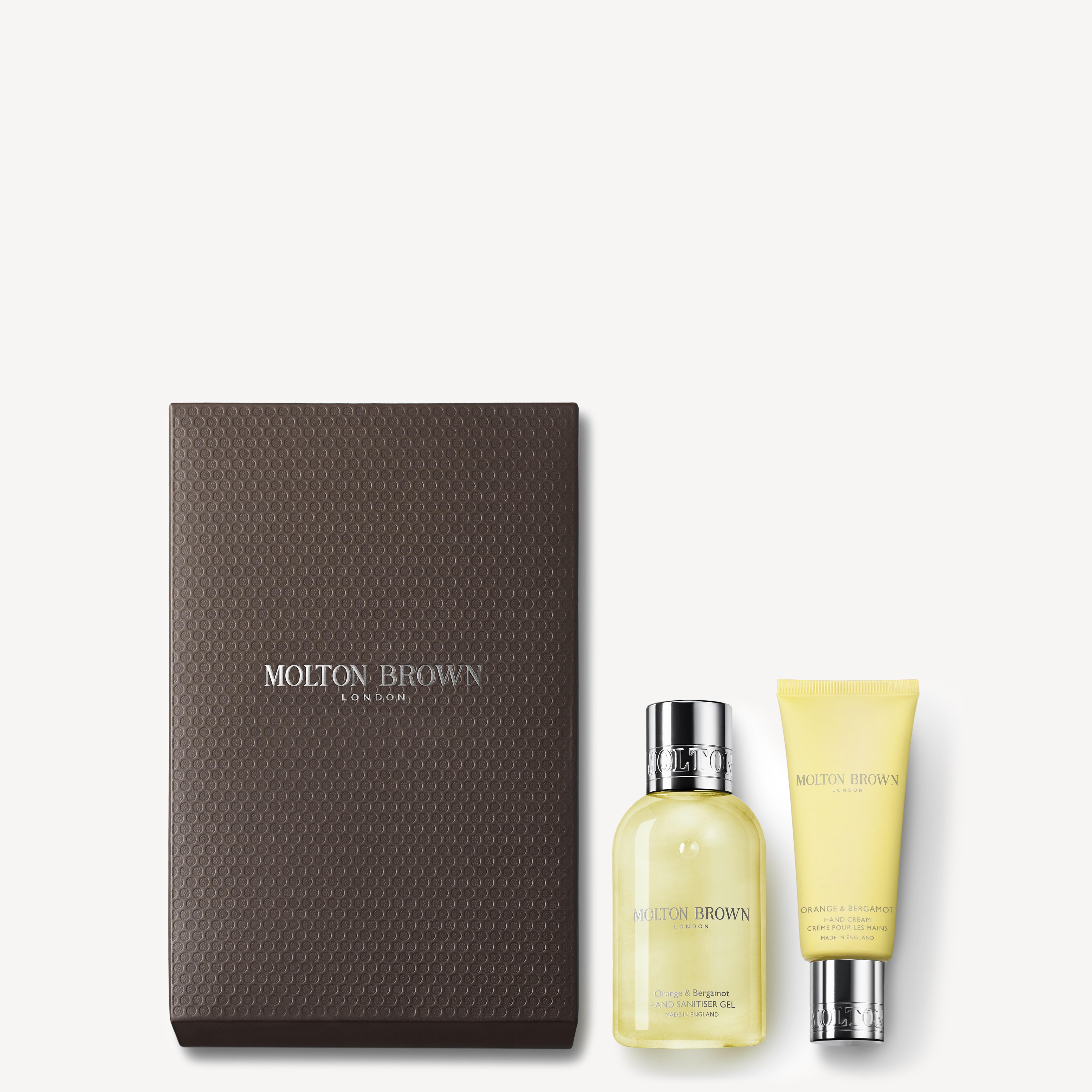 Molton Brown UK Orange & Bergamot Hand Sanitiser and Cream Gift Set