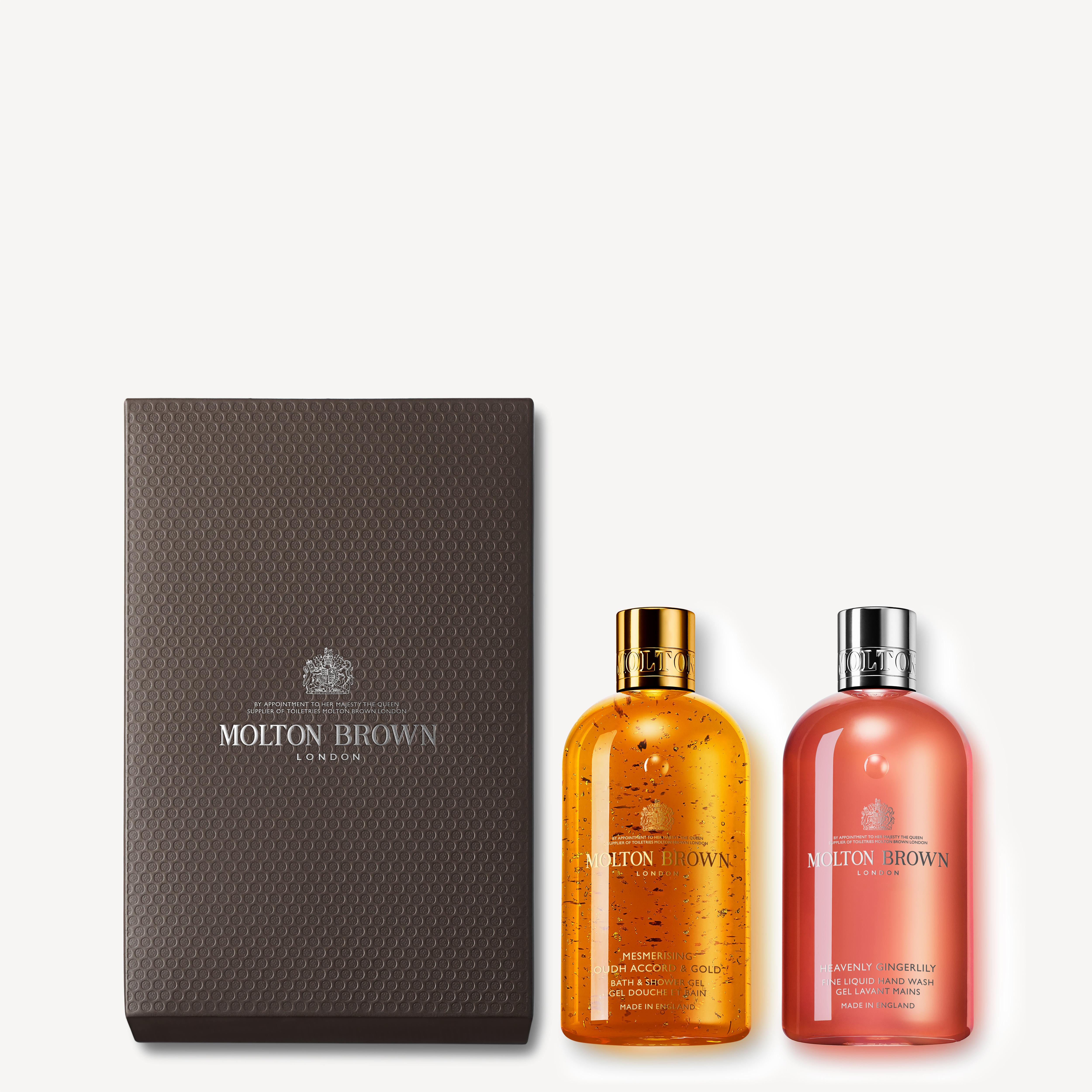 Molton Brown Mesmerising Oudh Accord & Heavenly Gingerlily Bathing Gift Set