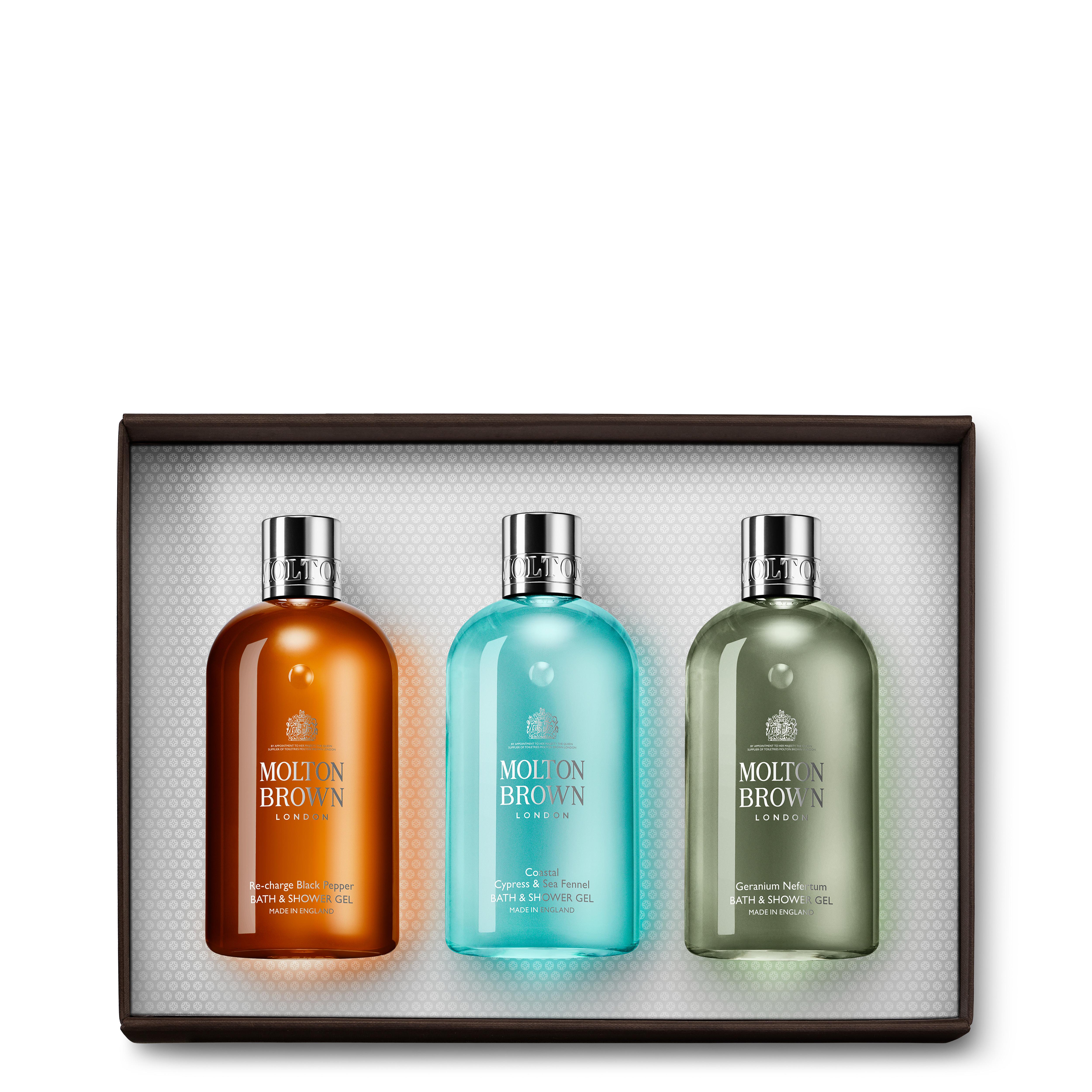 Molton Brown UK Spicy & Aromatic Shower Gel Trio Gift Set