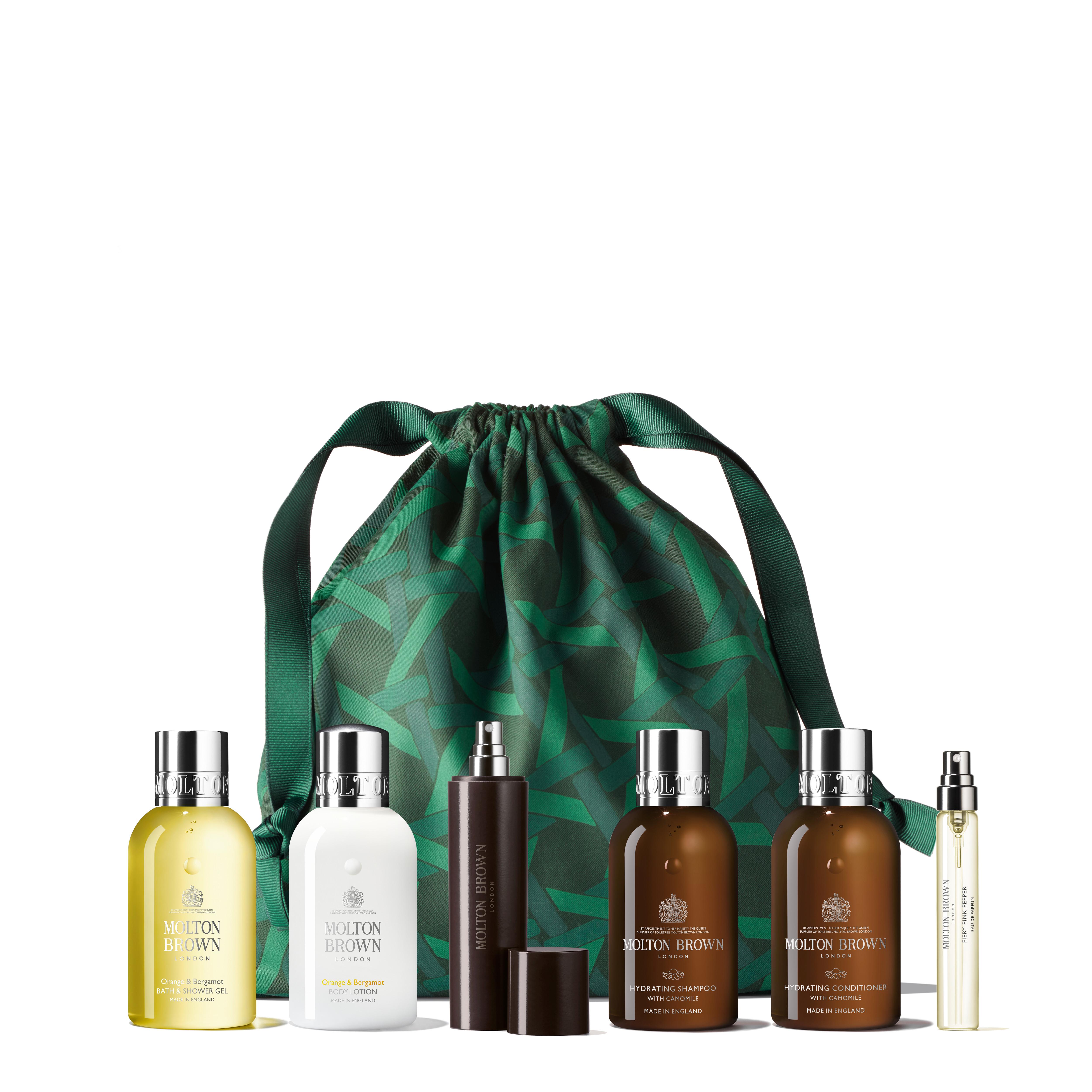 Molton Brown EU Citrus & Woody Bath, Hair & Fragrance Gift Set