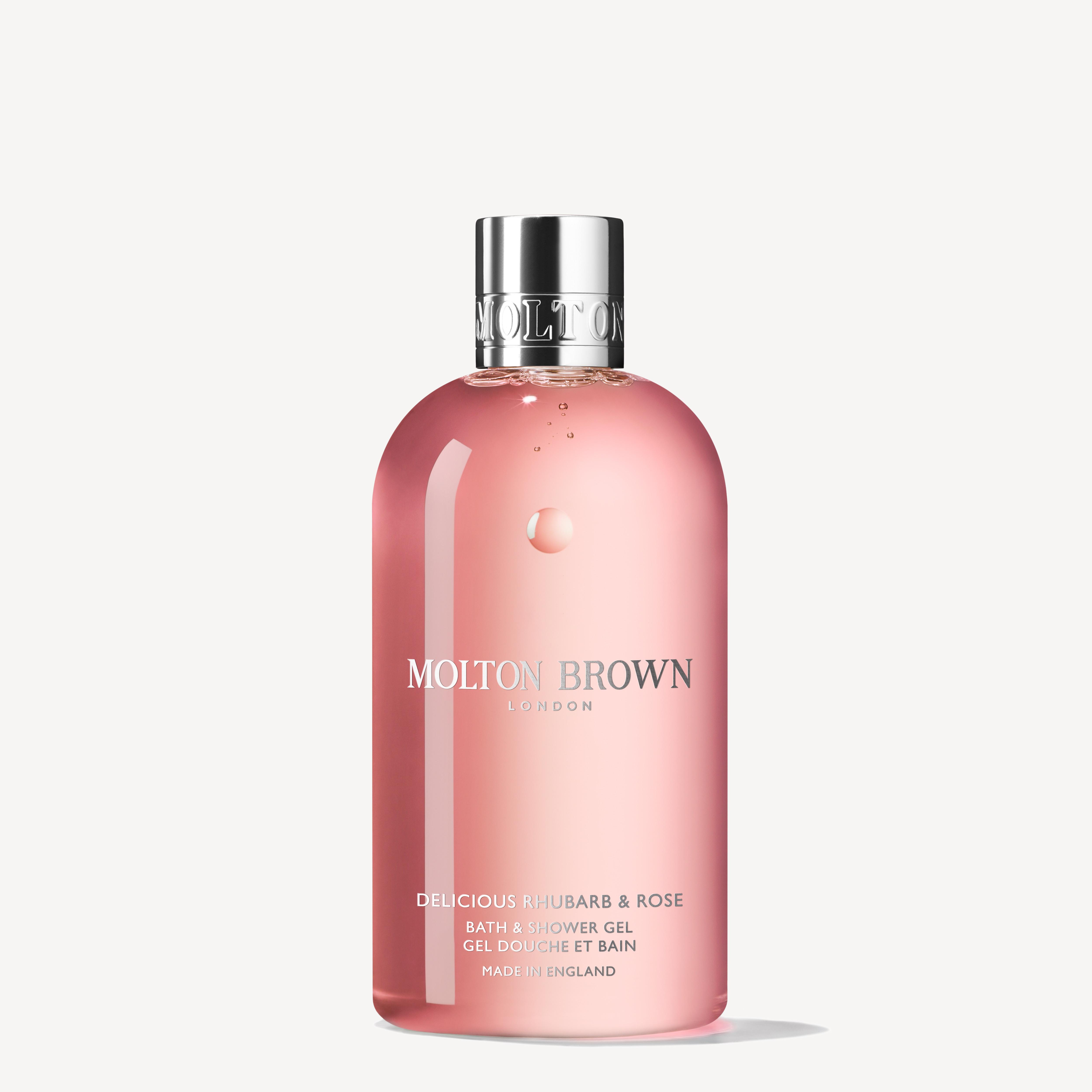 Delicious Rhubarb & Rose Shower Gel, Lotion and Eau de Toilette