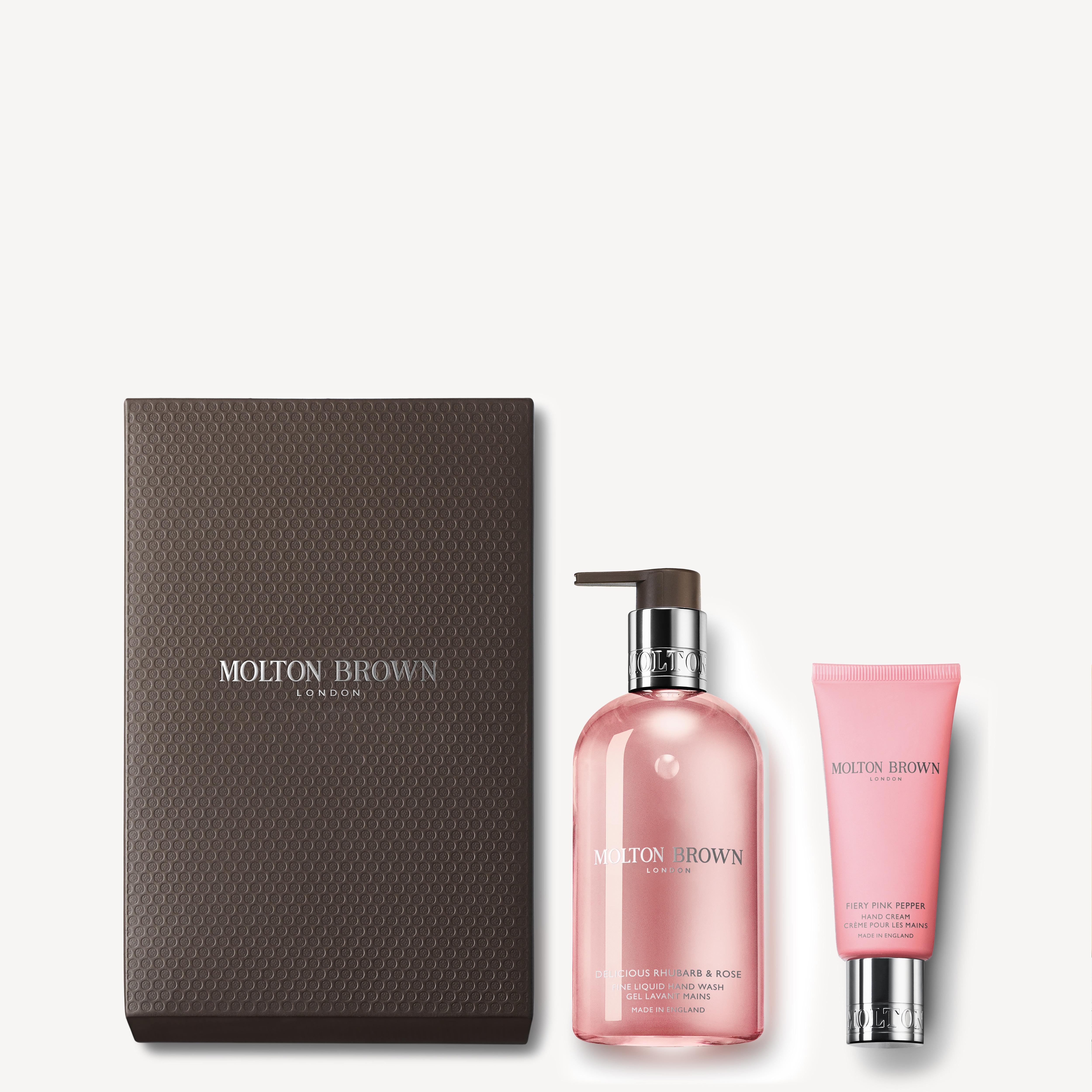 Delicious Rhubarb & Rose Hand Wash and Hand Cream Gift Set