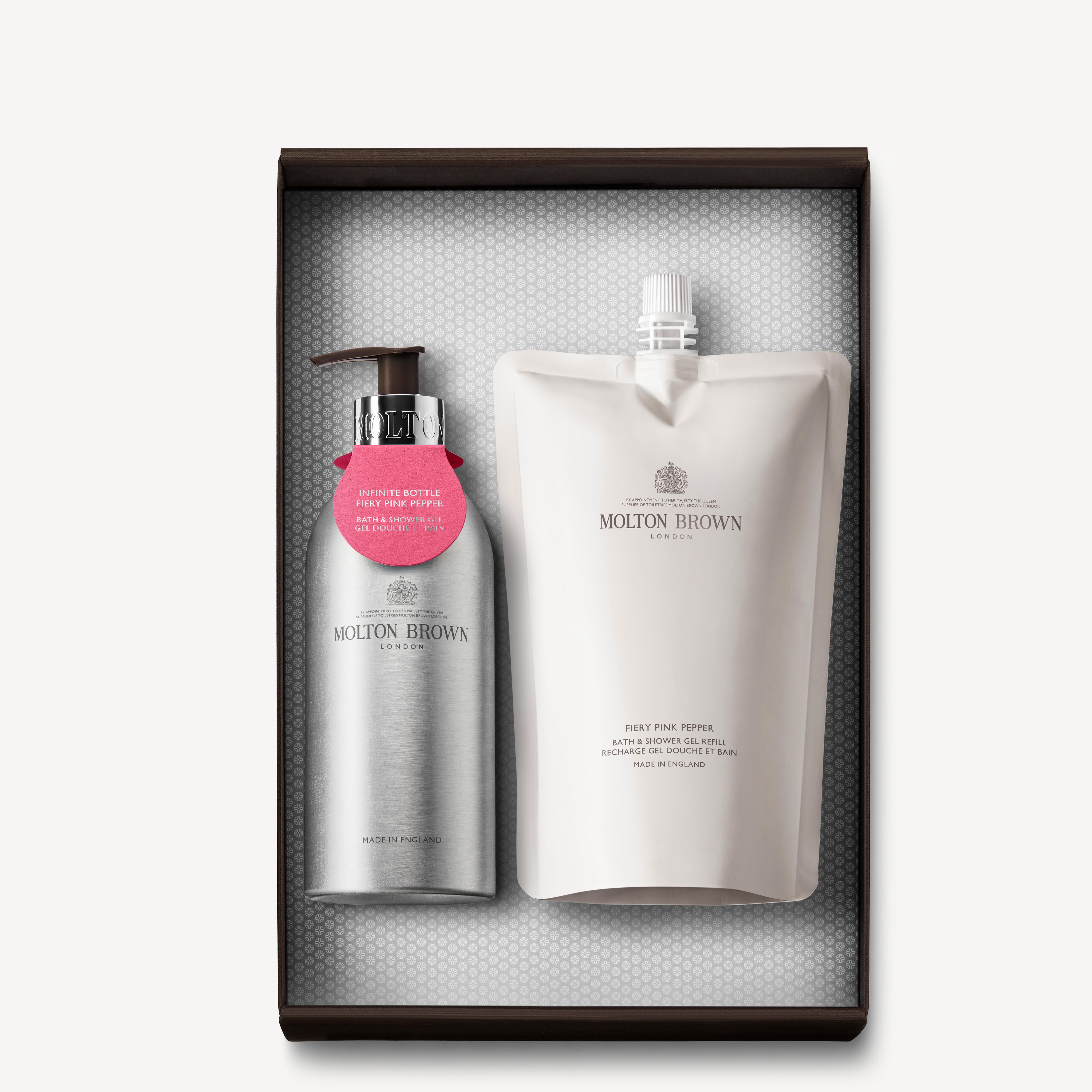 Molton Brown Fiery Pink Pepper Infinite Bottle Body Care Gift Set