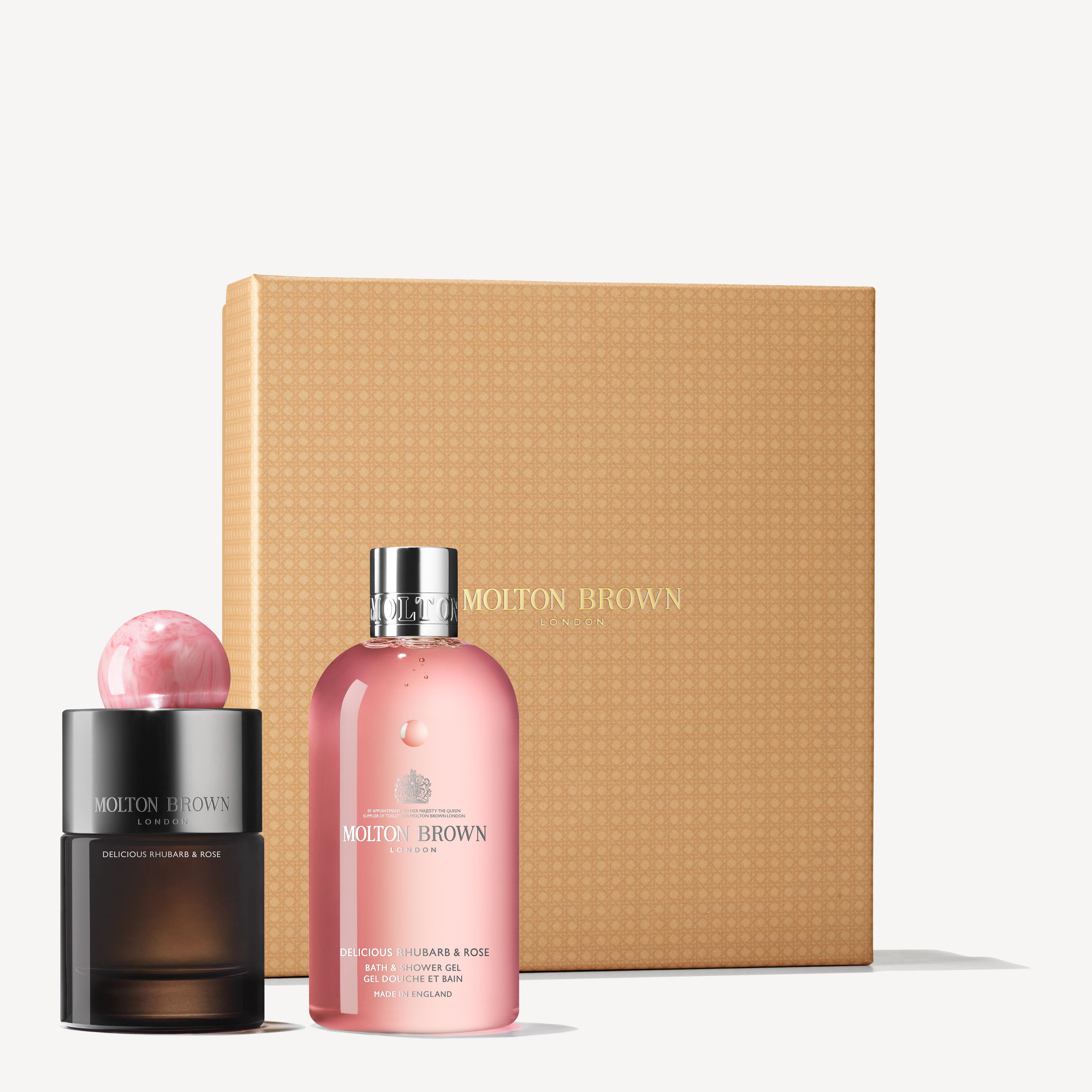 Delicious Rhubarb & Rose Eau de Parfum Gift Set | Molton