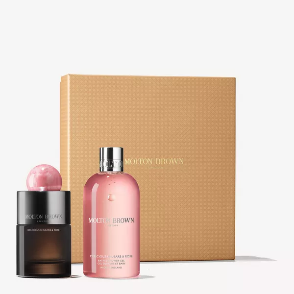 Delicious Rhubarb & Rose Eau de Parfum Gift Set | Molton Brown EU