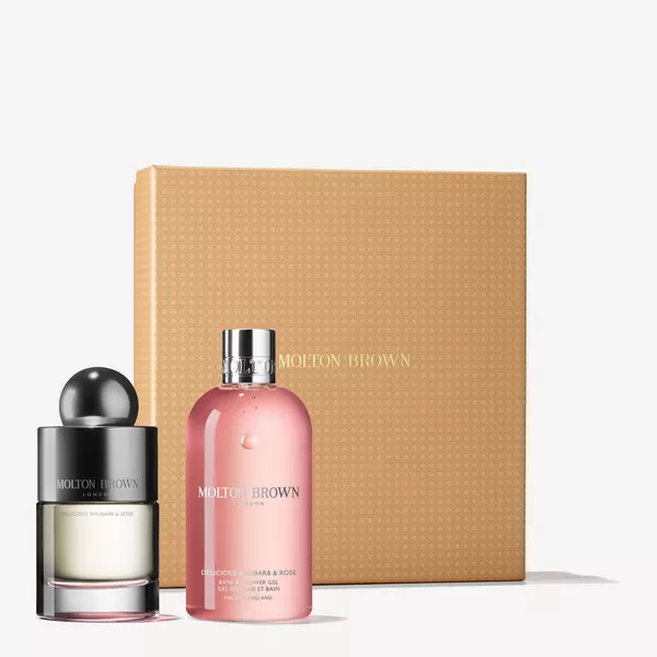 Delicious Rhubarb & Rose Shower Gel and Eau de Toilette Gift Set
