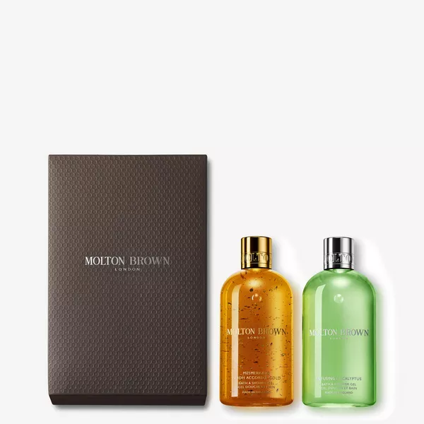 Oudh Accord & Gold & Eucalyptus Body Wash Gift Set | Molton Brown UK