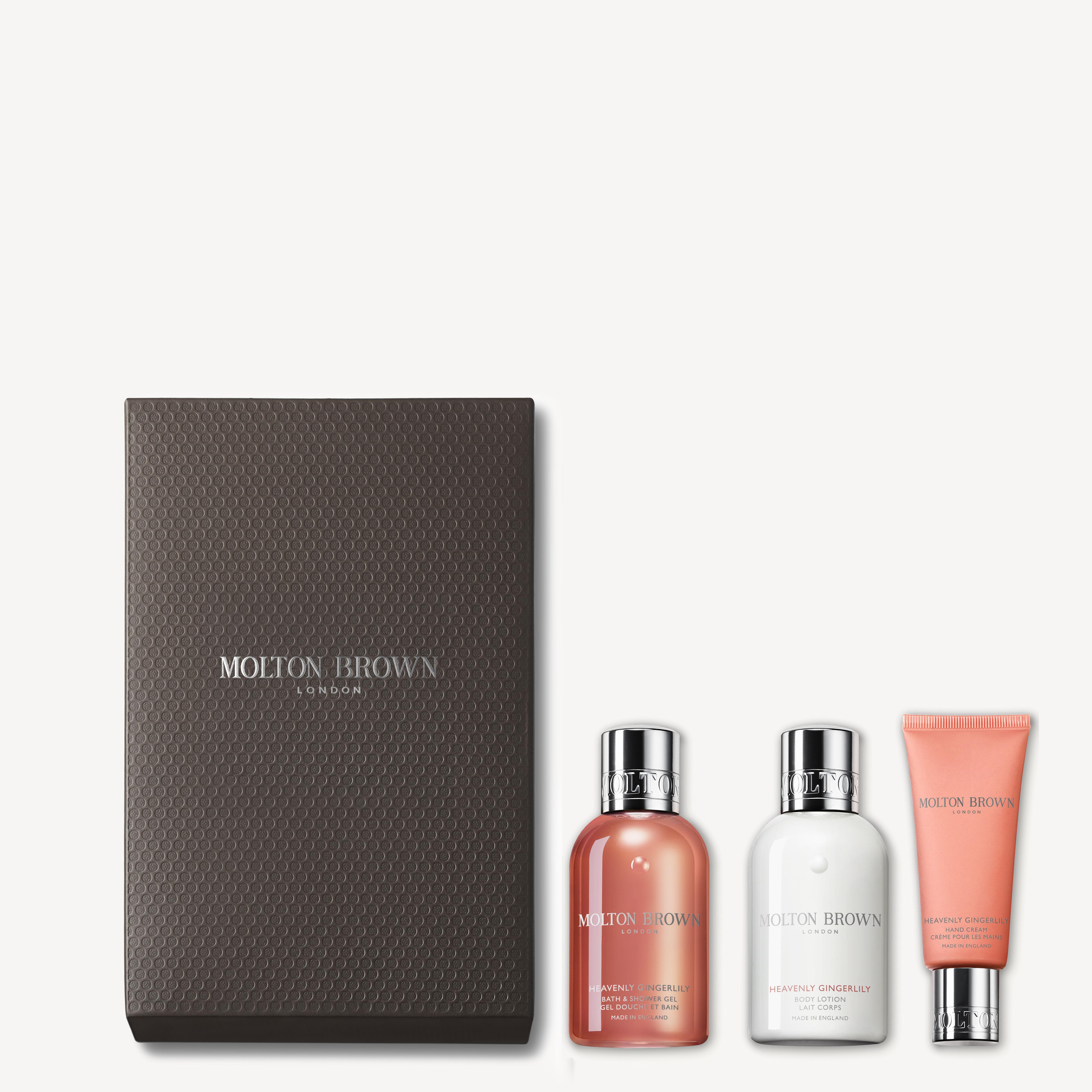 MOLTON BROWN Heavenly Gingerlily セット Gingerlily Body Wash, Body Lotion & Hand Cream Gift Set