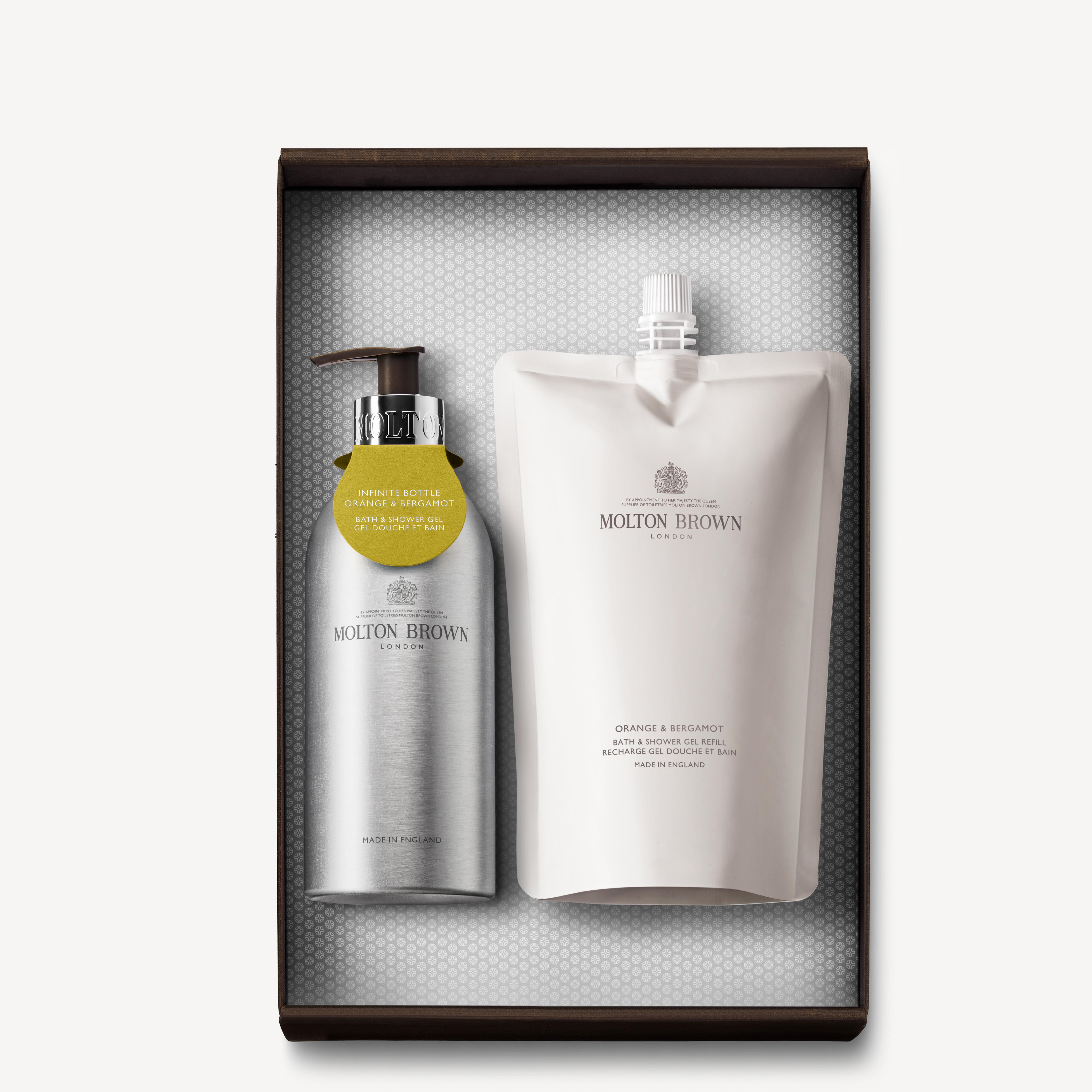 Orange & Bergamot Infinite Bottle Body Care Gift Set