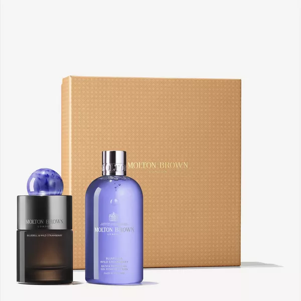 Bluebell & Wild Strawberry Perfume & Body Care Gift Set | Molton