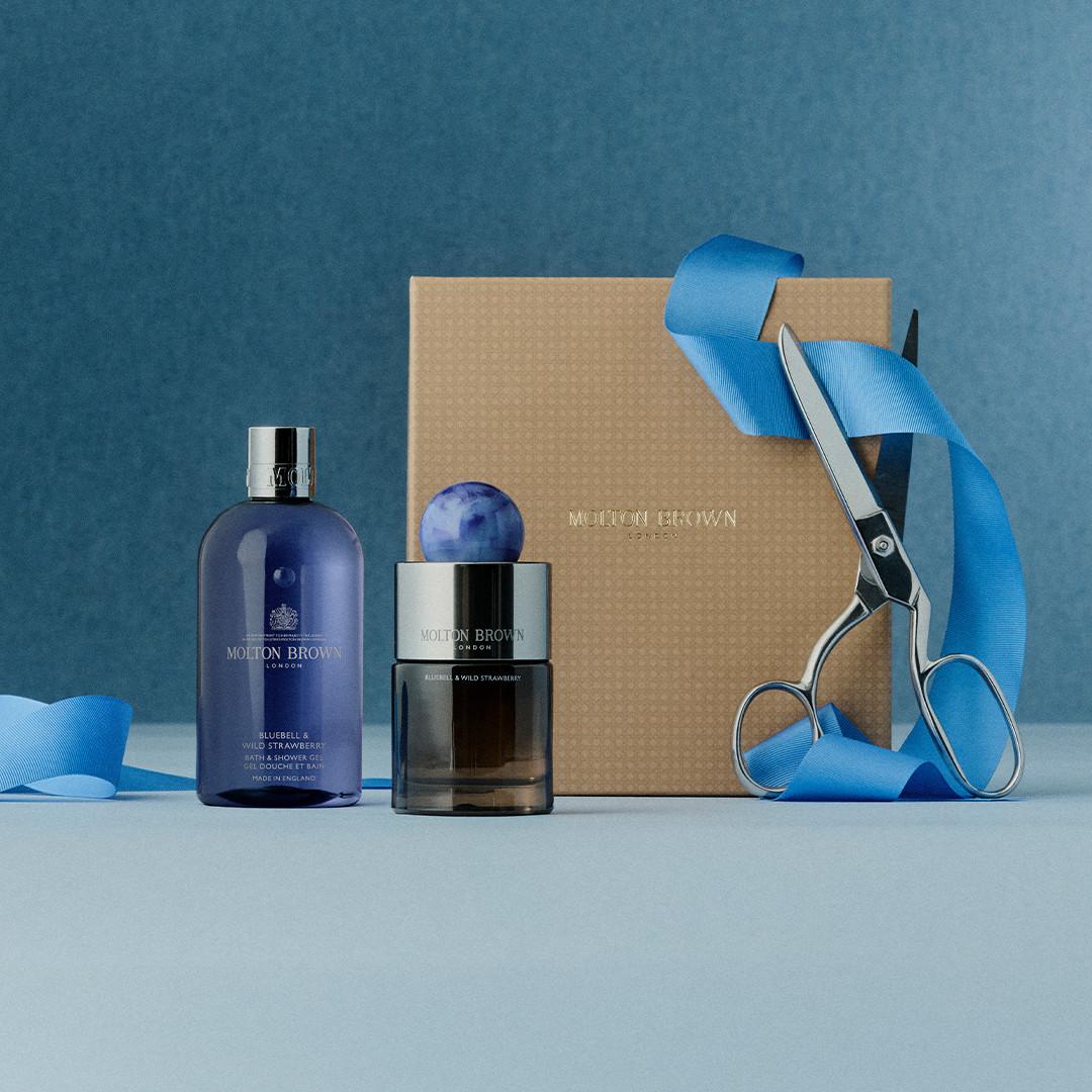 Bluebell & Wild Strawberry Perfume & Body Care Gift Set | Molton