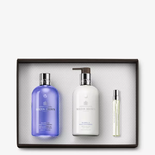 Bluebell & Wild Strawberry Perfume & Bathing Gift Set | Molton