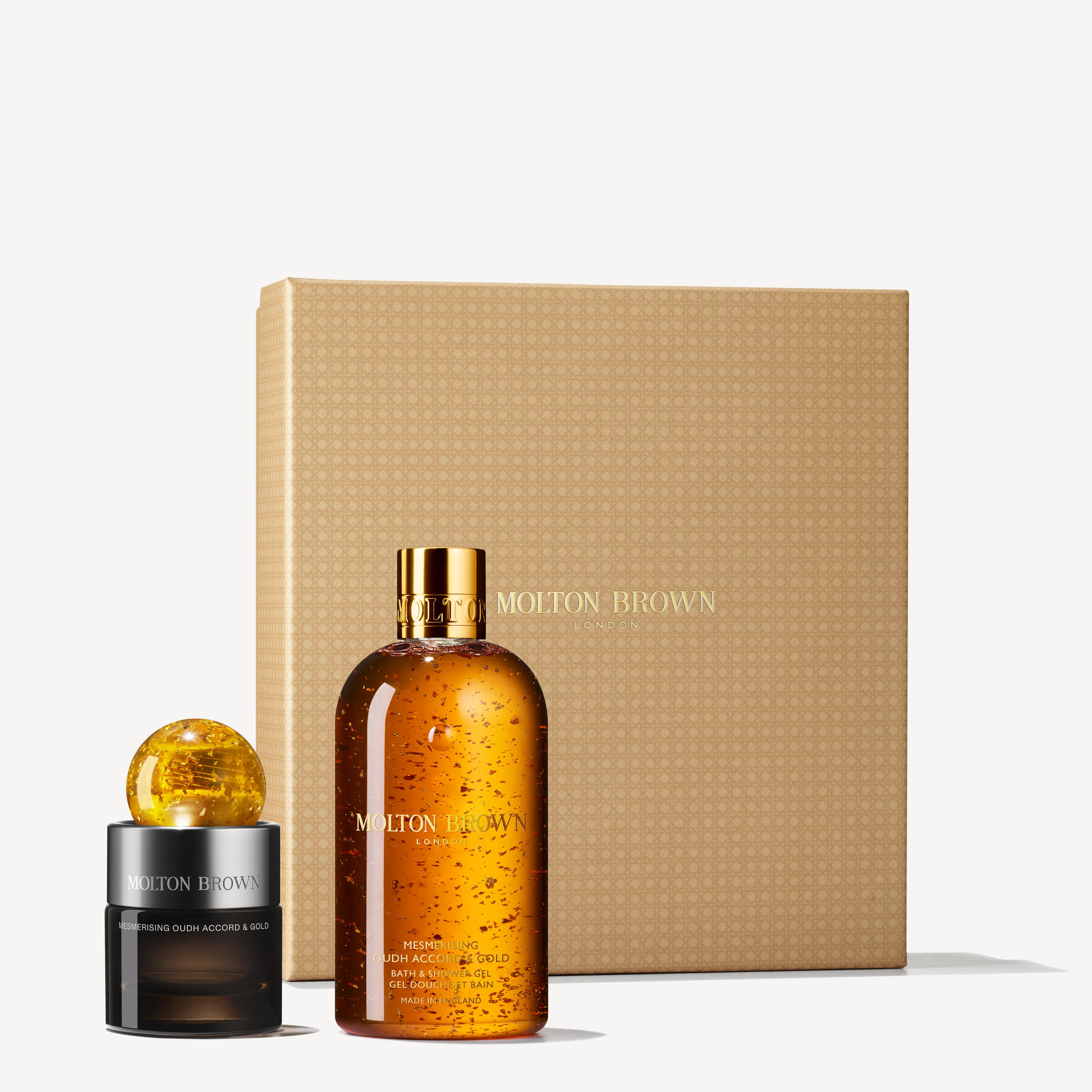 Molton Brown UK Mesmerising Oudh Accord & Gold Fragrance & Body Gift Set