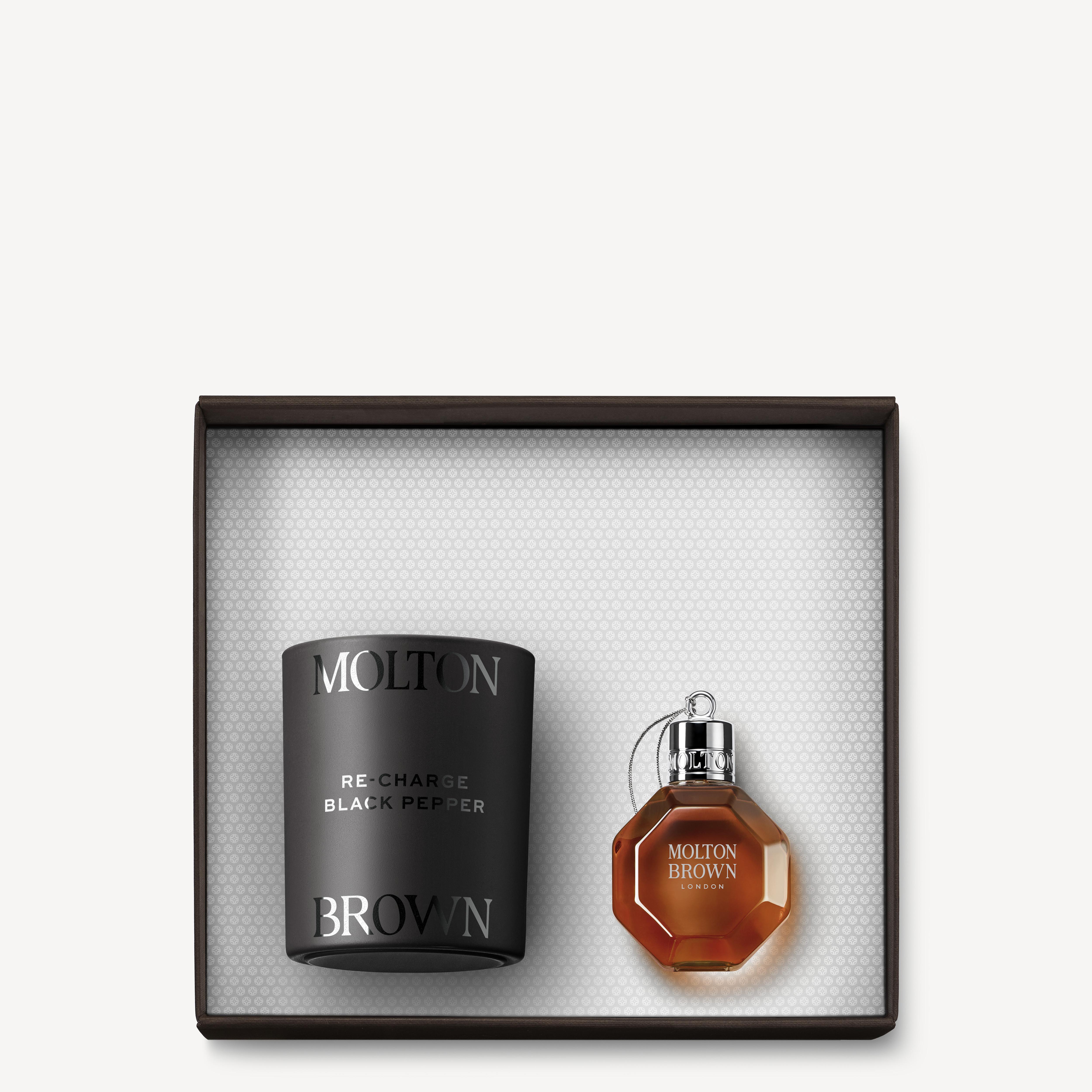 Molton Brown US Re-charge Black Pepper Home & Bauble Duo