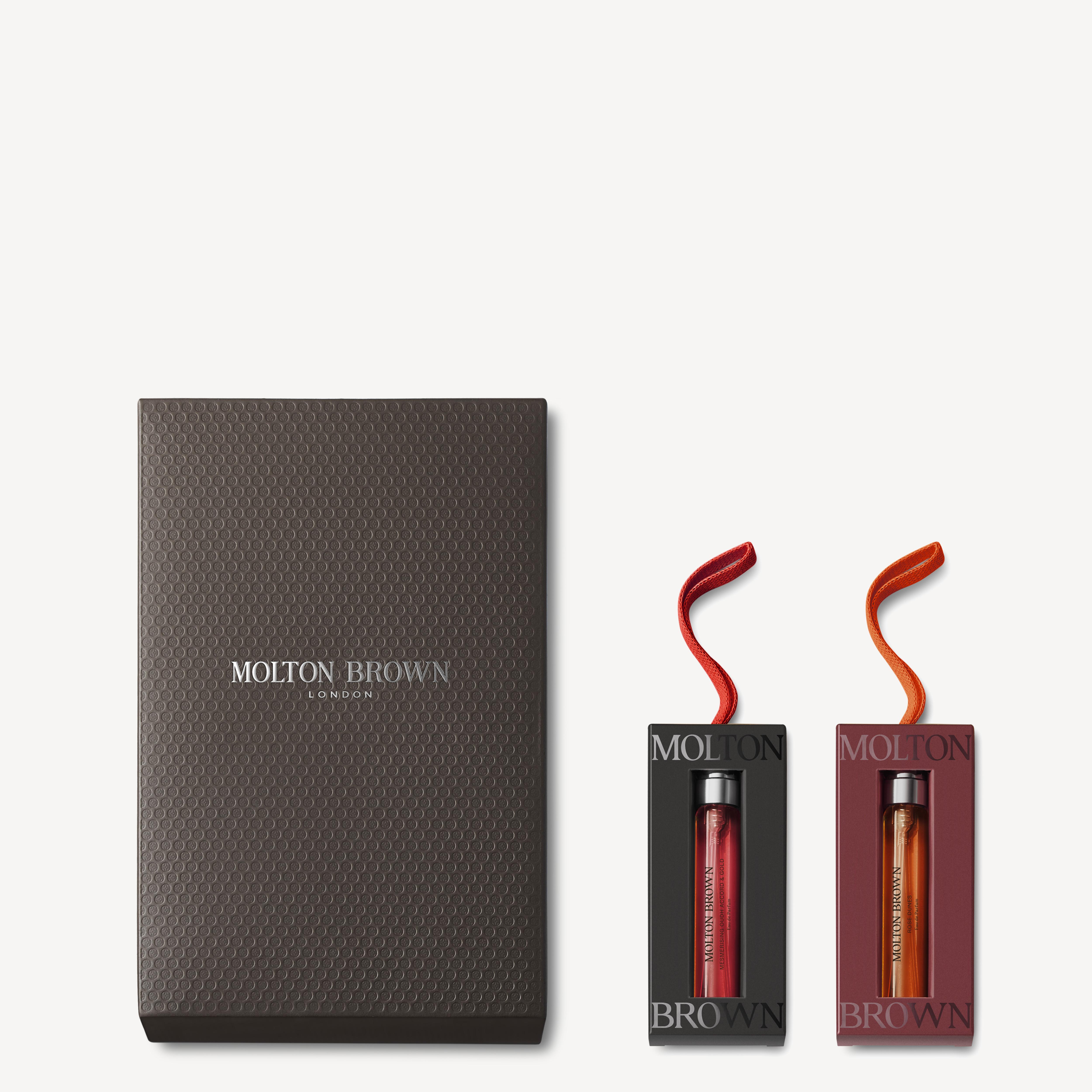 Molton Brown UK The Opulent & Floral Festive Fragrance Bauble Duo
