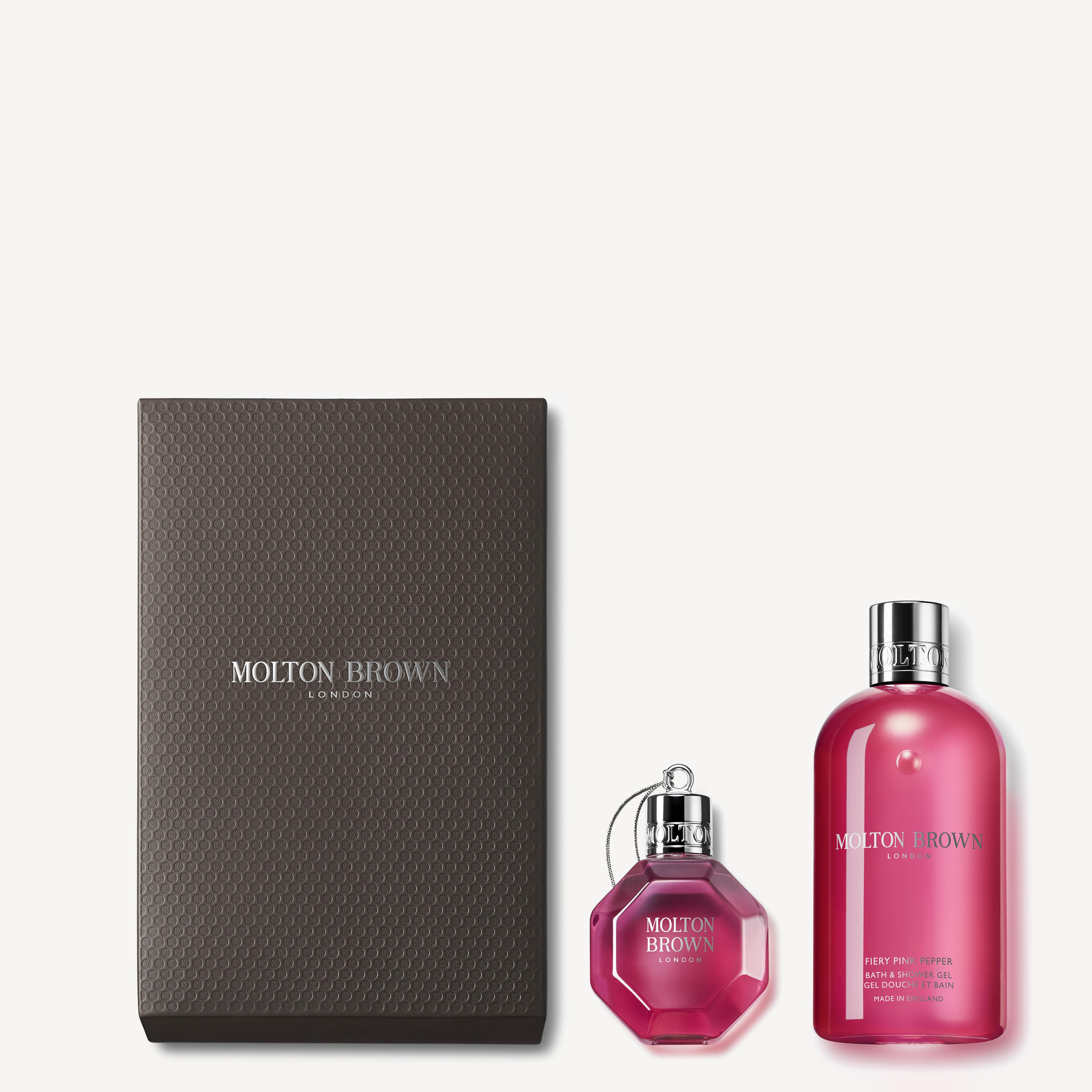 Molton Brown US Fiery Pink Pepper Body & Festive Bauble Duo