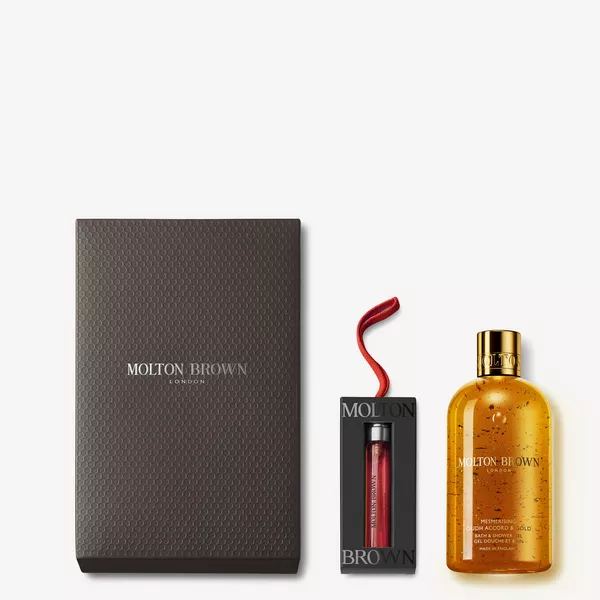 Mesmerising Oudh Accord & Gold Accord Body & Festive Bauble Duo