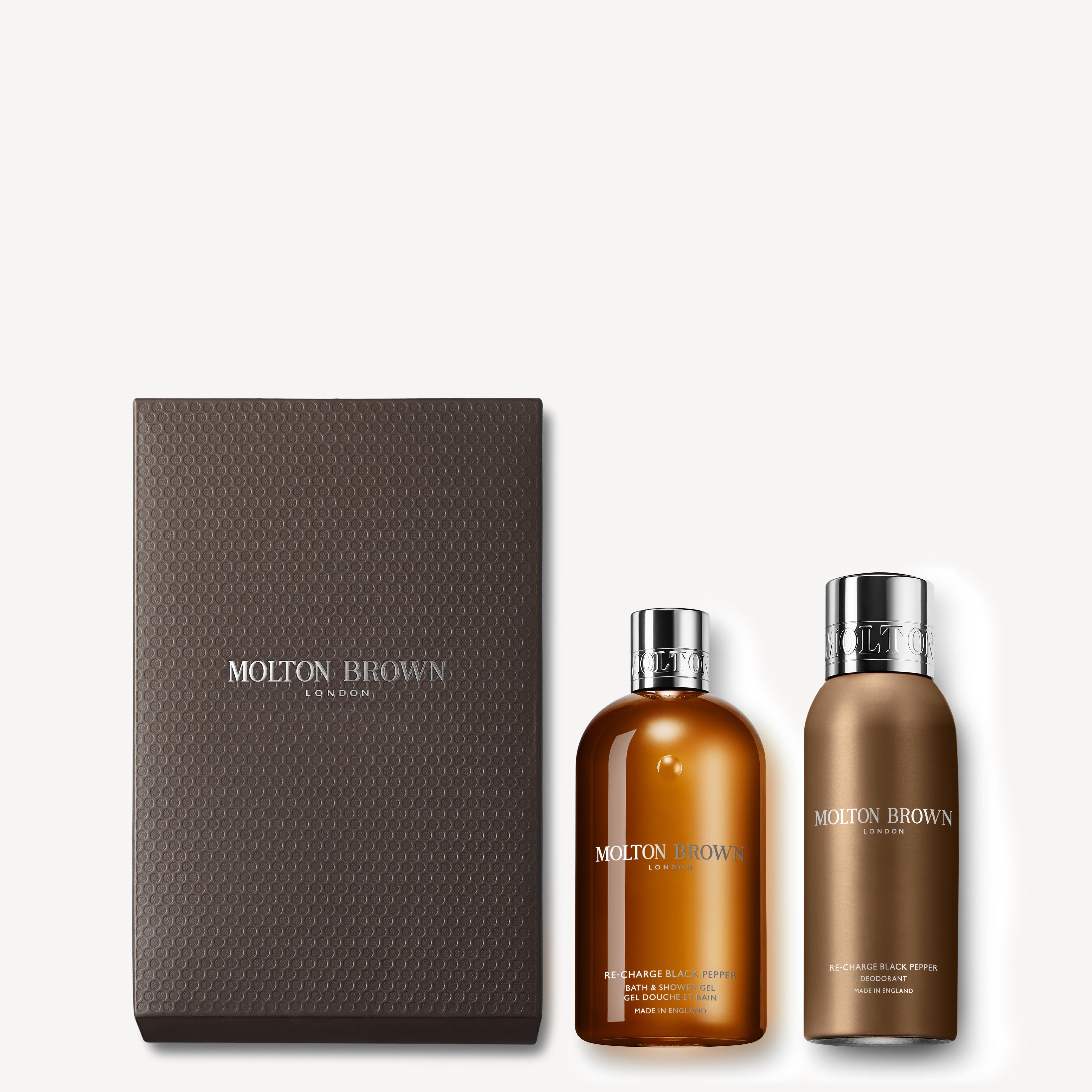 Molton Brown UK Black Pepper Body Wash & Deodorant Spray Gift Set