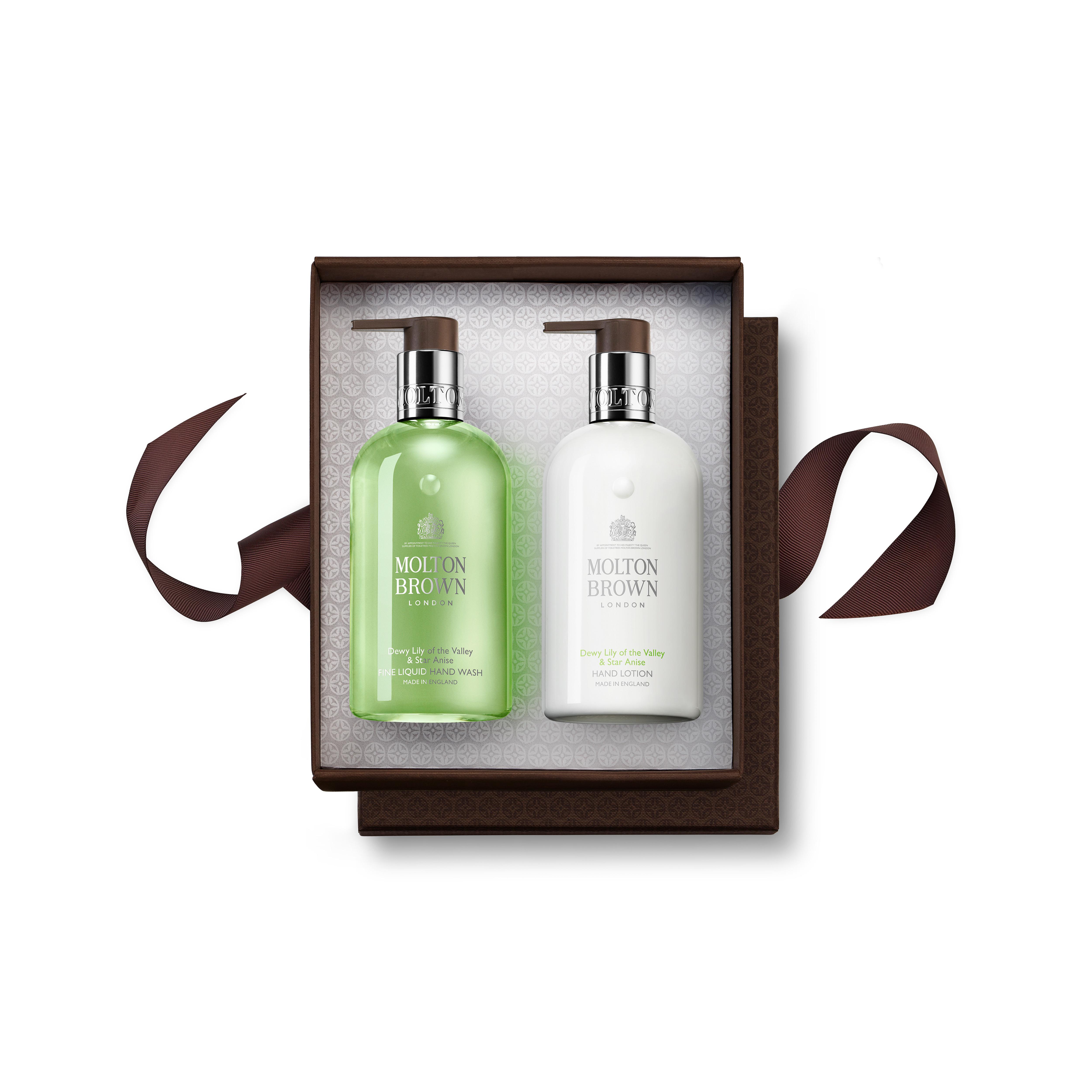 Dewy Lily of the Valley & Star Anise Hand Wash & Lotion Set Molton