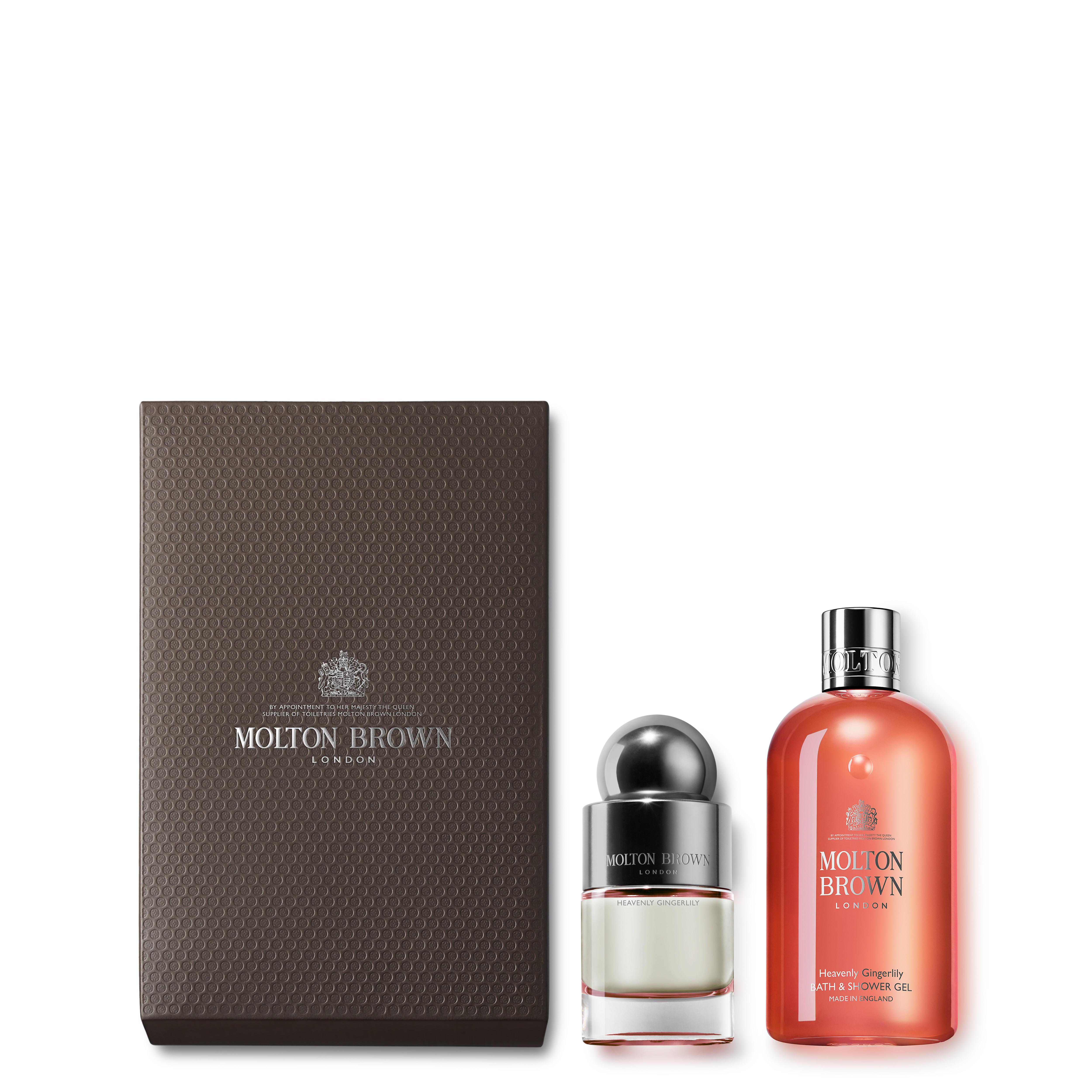 Molton Brown UK Heavenly Gingerlily Body Wash & Perfume Gift Set