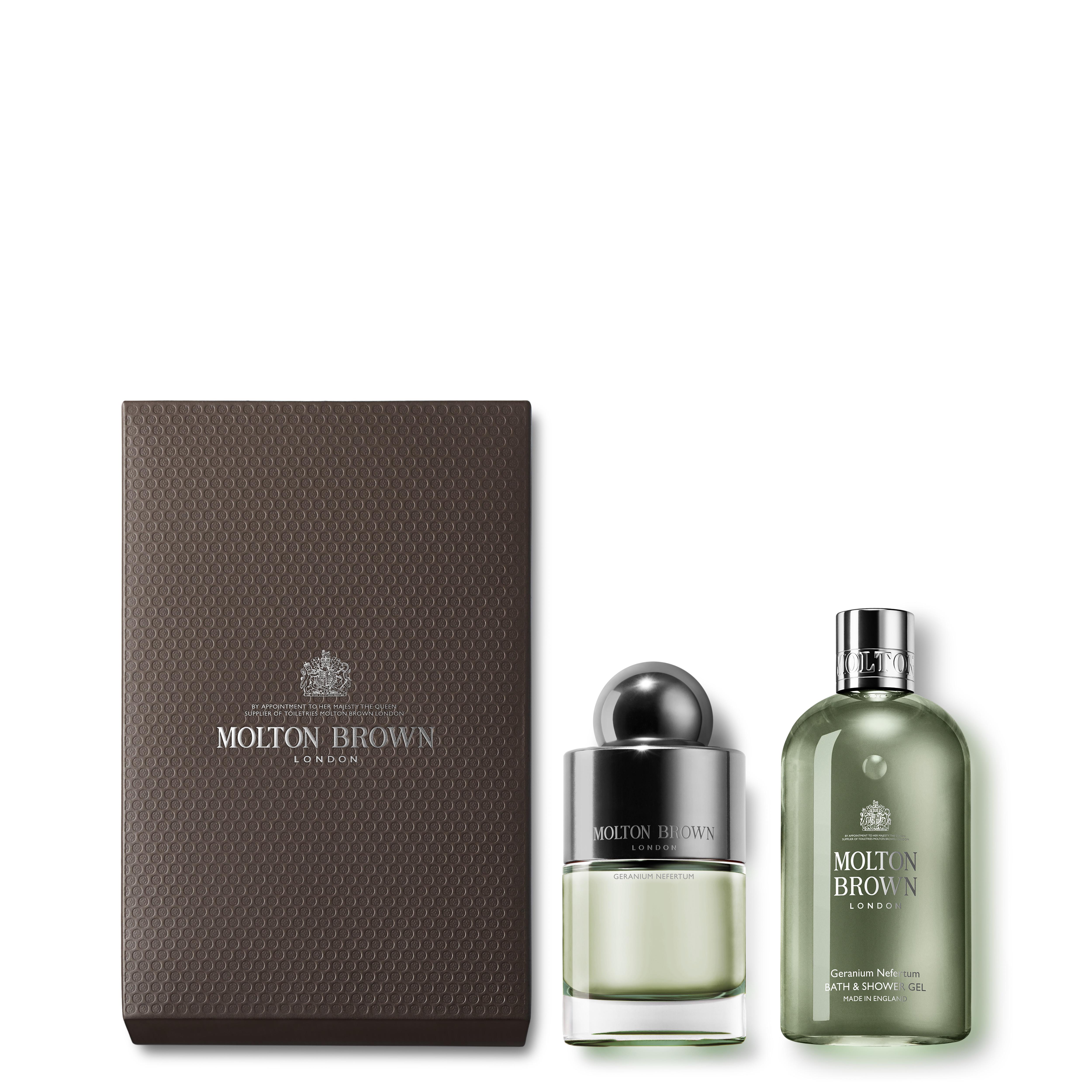 Molton Brown UK Geranium Nefertum Fragrance Duo Set